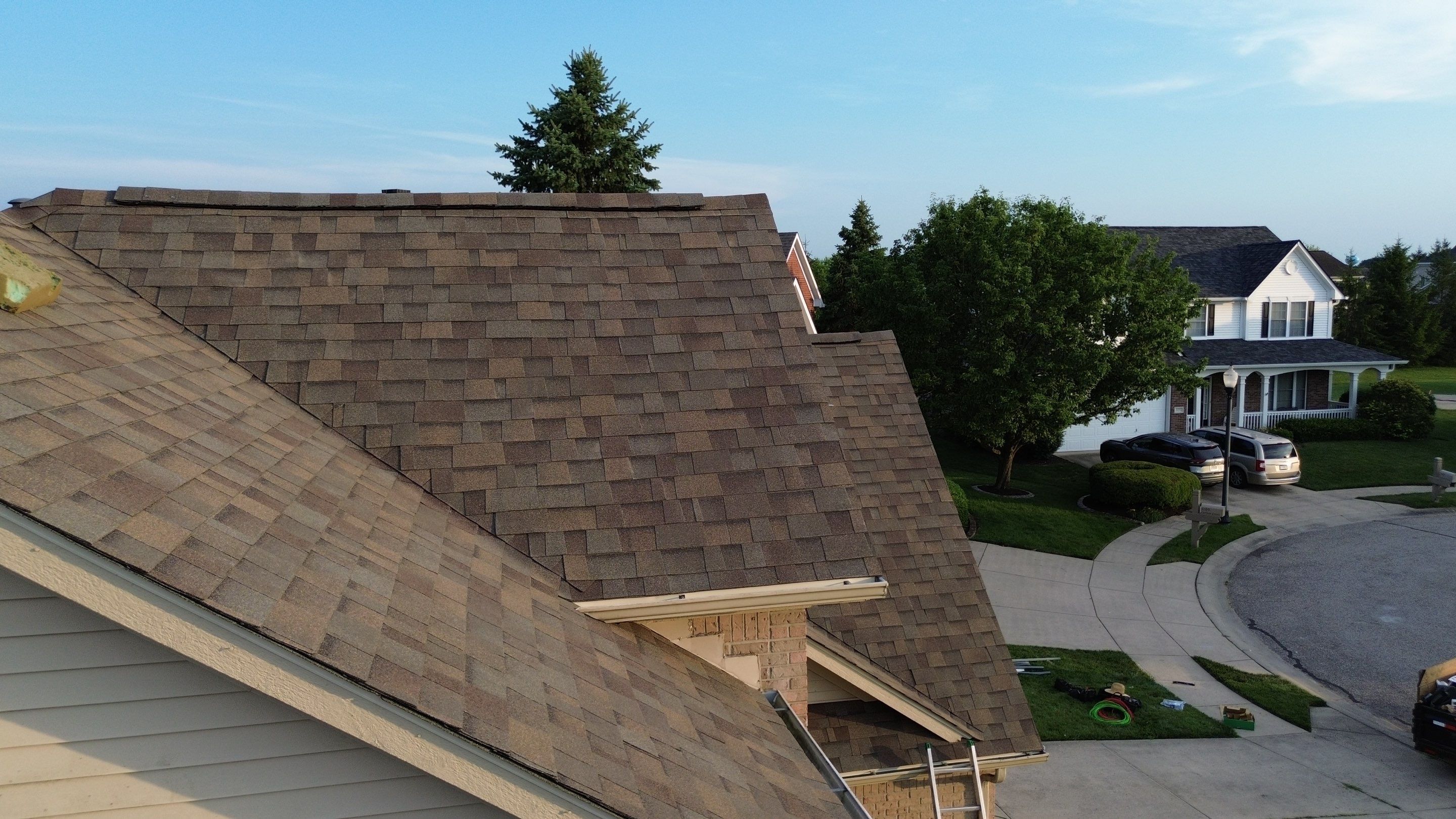 Project in Greenwood by Moss Roofing