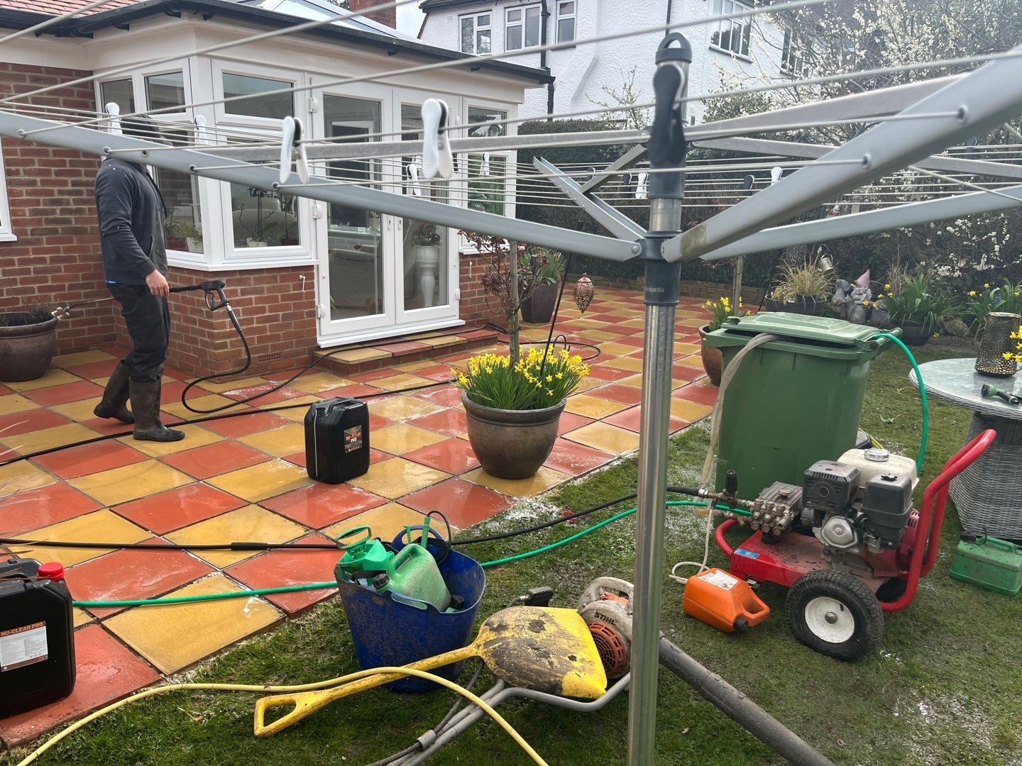 Roof Clean  - Moss Removal - Gutter Clean using Softwash Equipment by Ges Exterior Cleaning ltd