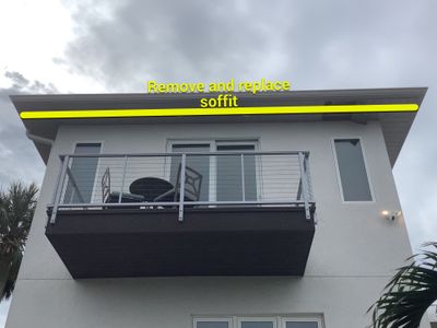Remove and Replace Soffit in Siesta FL