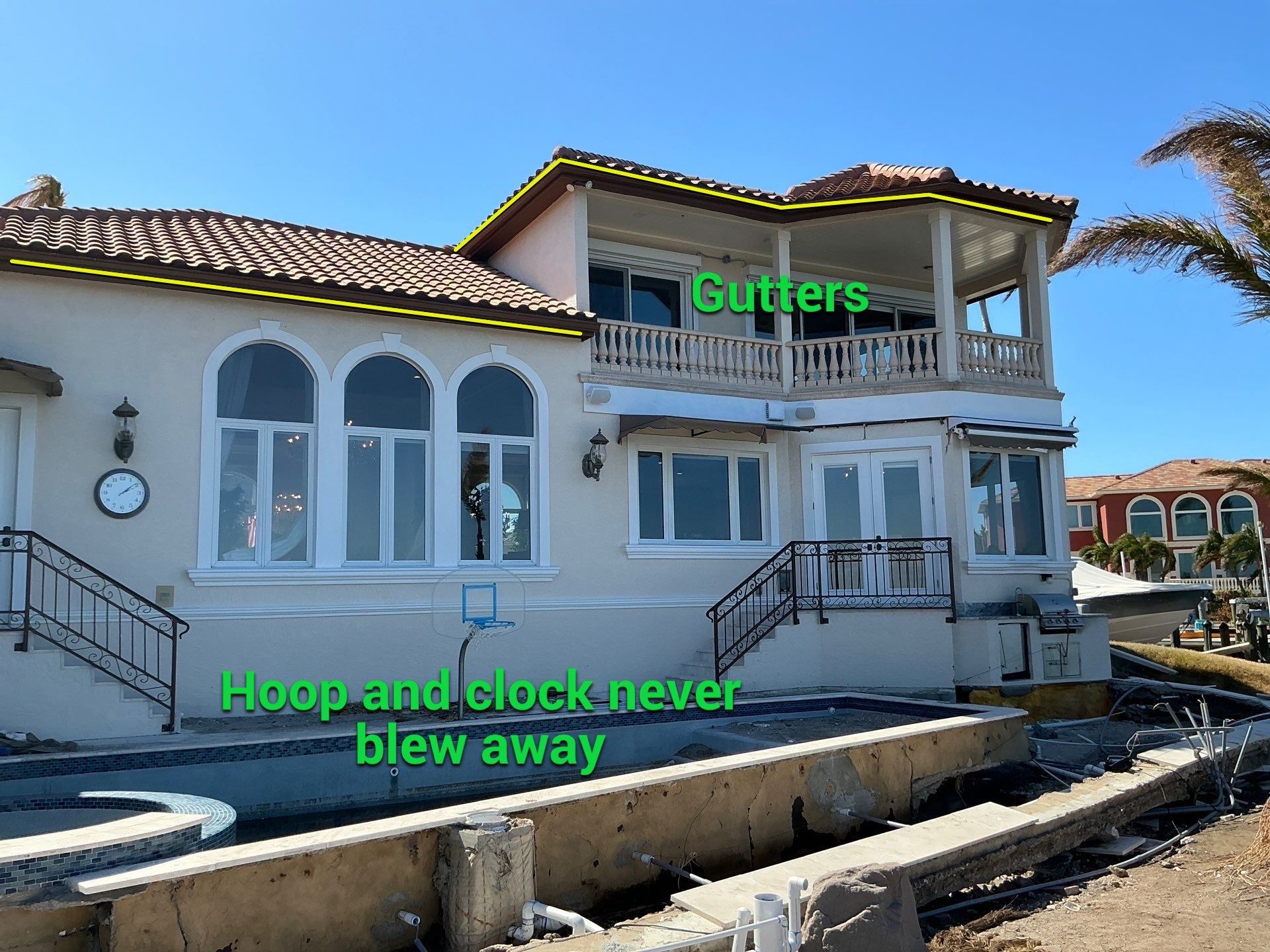 Cameo Finish Gutters for Luxury Homes  by Gutter Professors