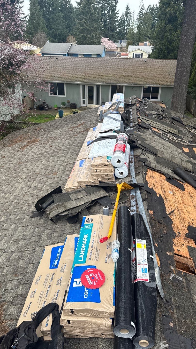 Residential Roofing Installation using GAF UHDZ Shingles by Roofing Formula LLC