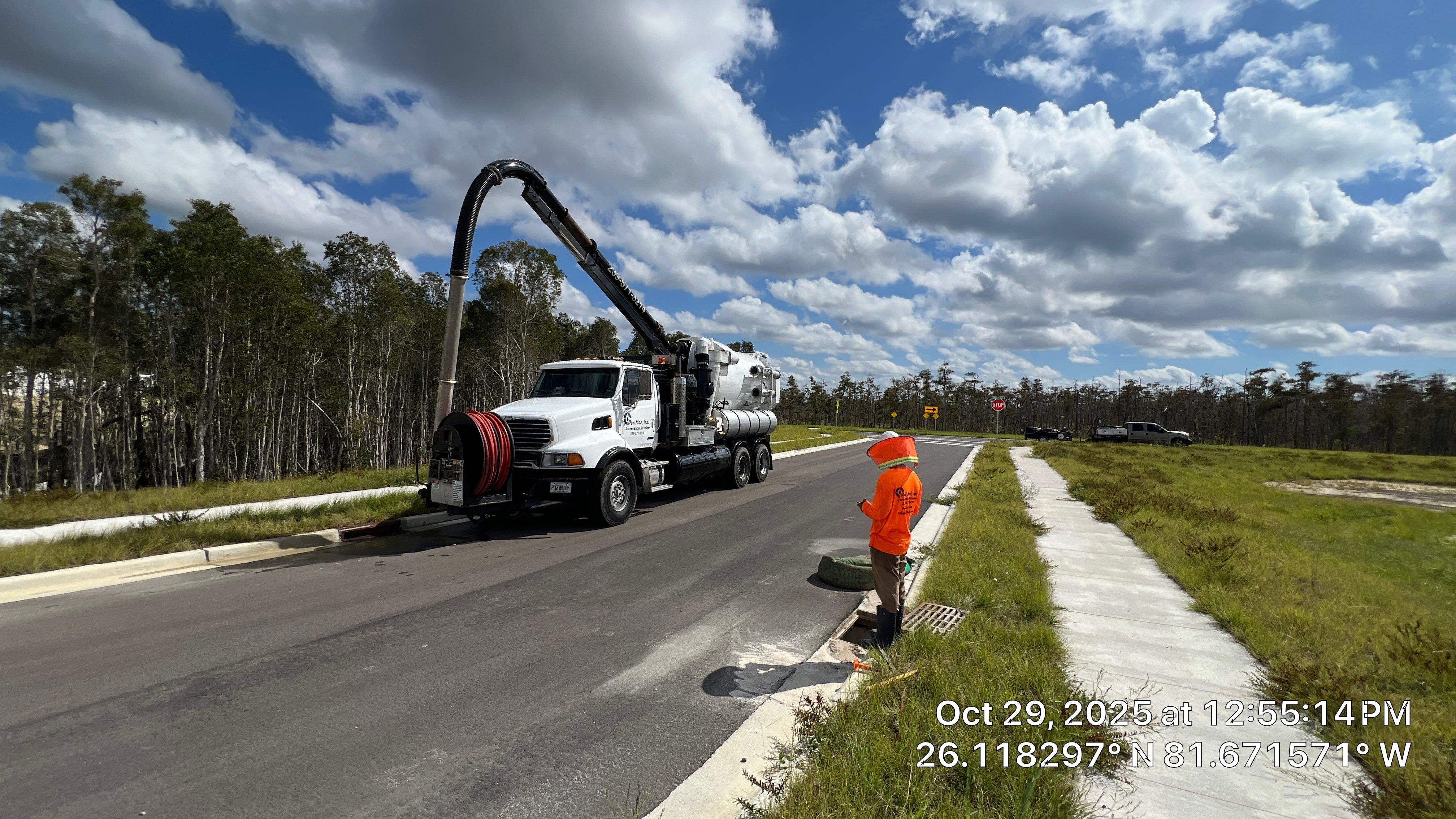 New Construction Road off Rattlesnake in Naples by Don Mar, Inc. Storm Water Solutions