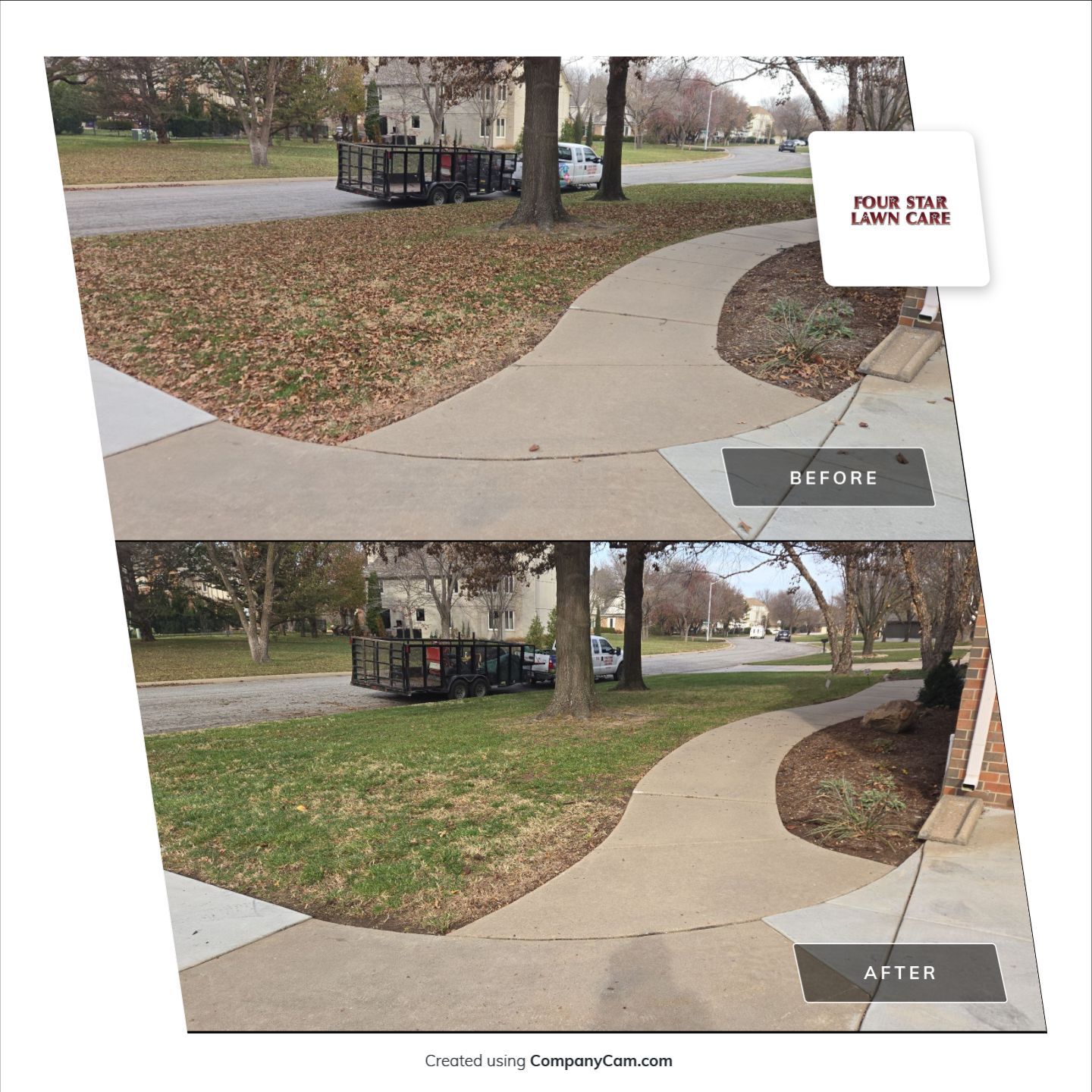 Project in Wichita by Four Star Lawn Care