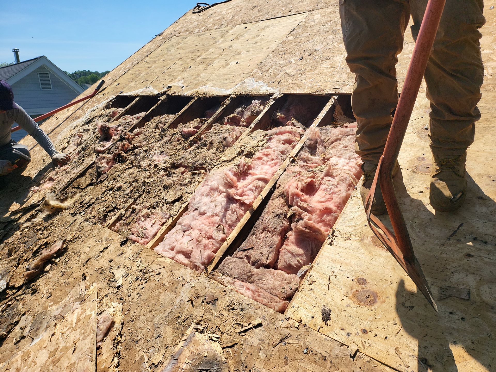 Residential Roofing Installation using Owens Corning TruDefinition Duration - Estate Gray by A Plus Exterior