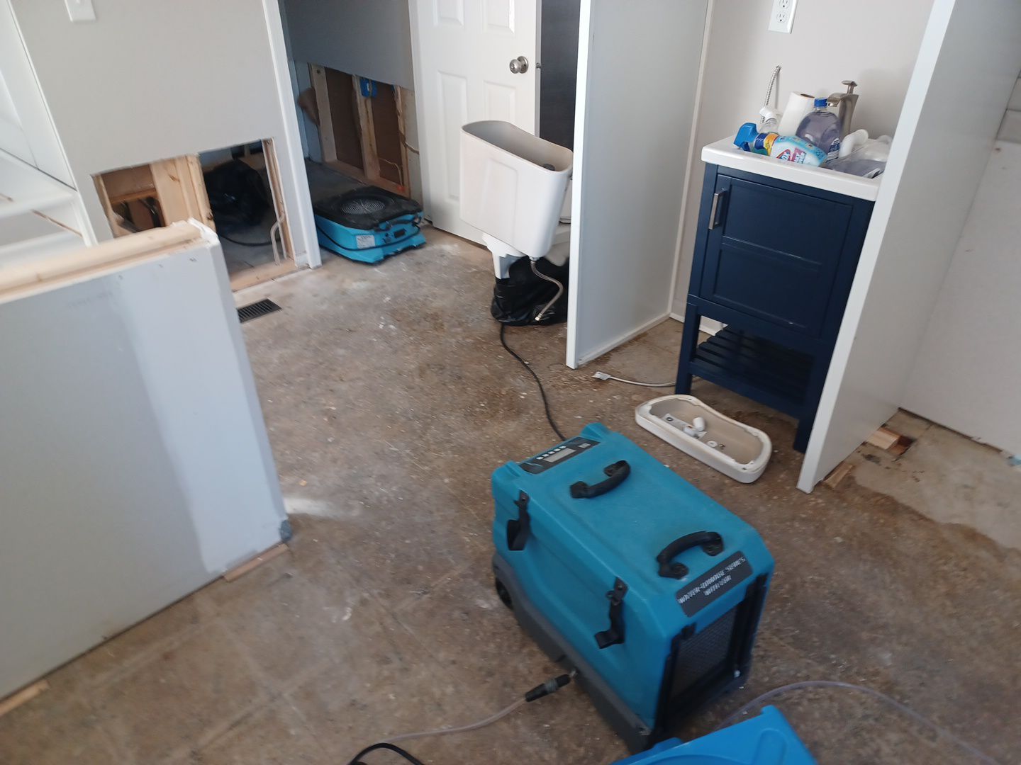 Project in Novi by EzDry Water Mitigation & Property Restoration