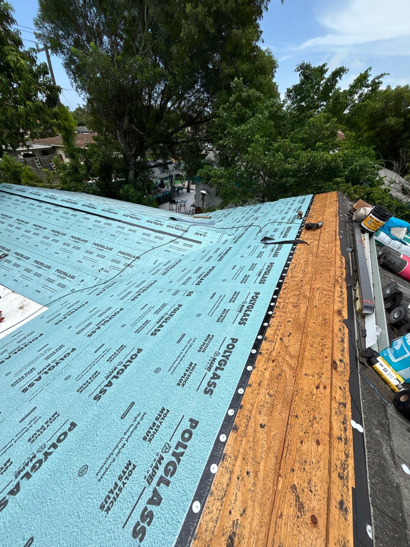 Full Architectural Shingle and Flat Roof Replacement in Pompano Beach by Art's Roofing & Construction