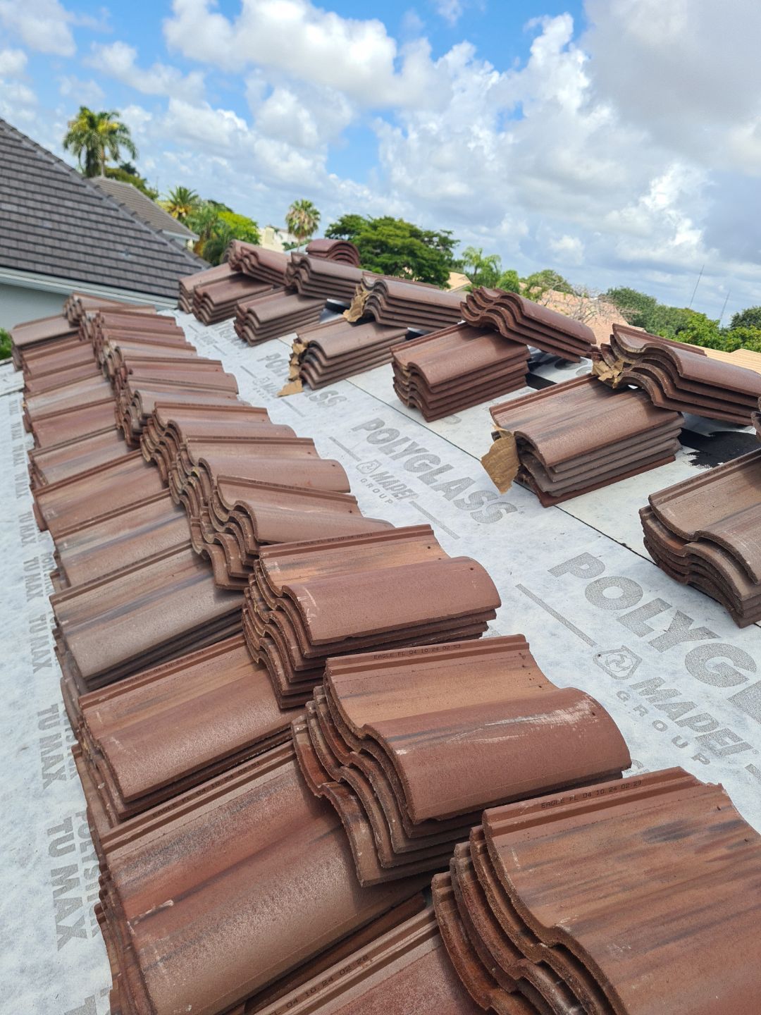 Residential Roofing Installation using Eagle Roofing Tile by BLUES BROTHERS ROOFING