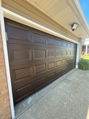 New Sectional Garage Door and Chamberlain Opener Installation in Parma