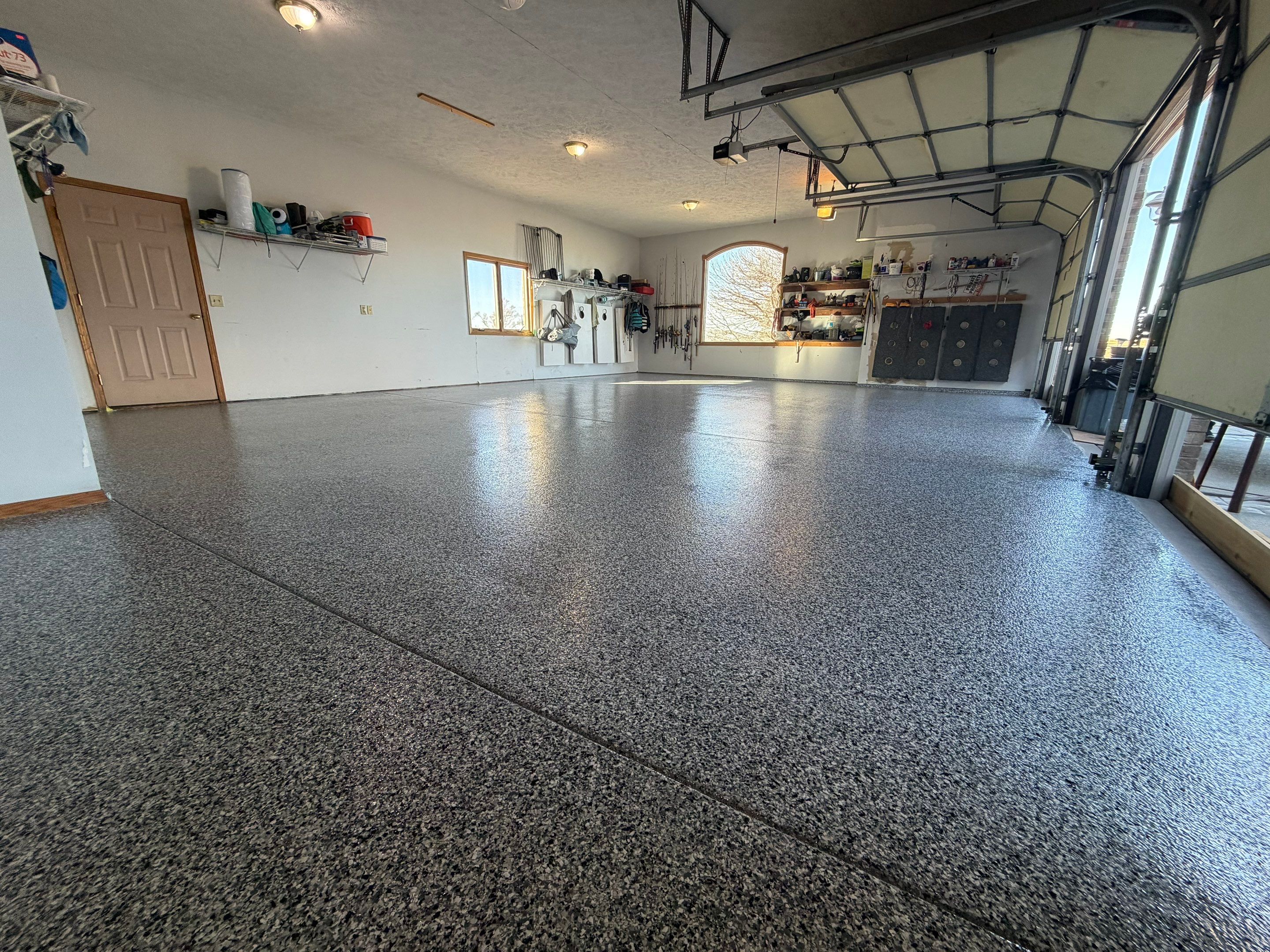 Brashed Gray by Granite Garage Floors