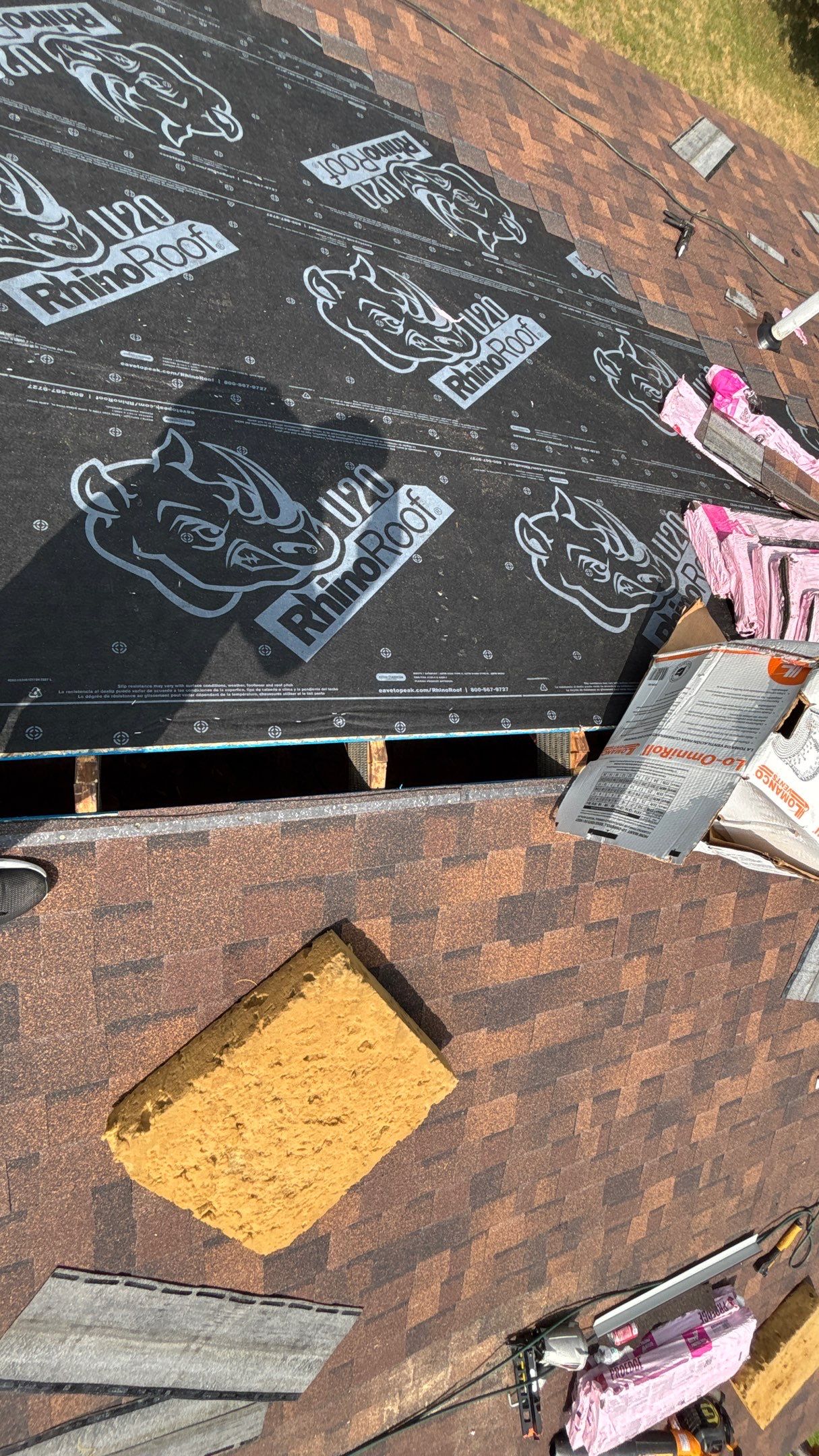 Roof Replacement using Owens Corning Brownwood by 180 Contractors