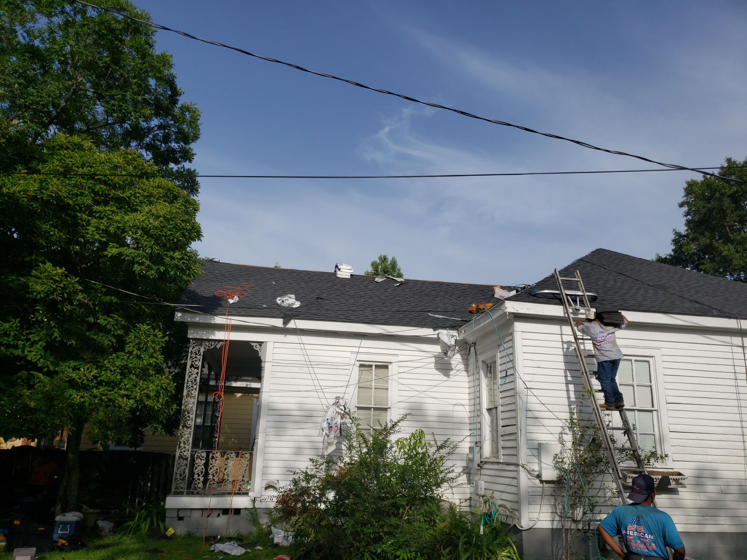 Residential Roofing Installation using Roof Replacement by American Roofing & Construction LLC