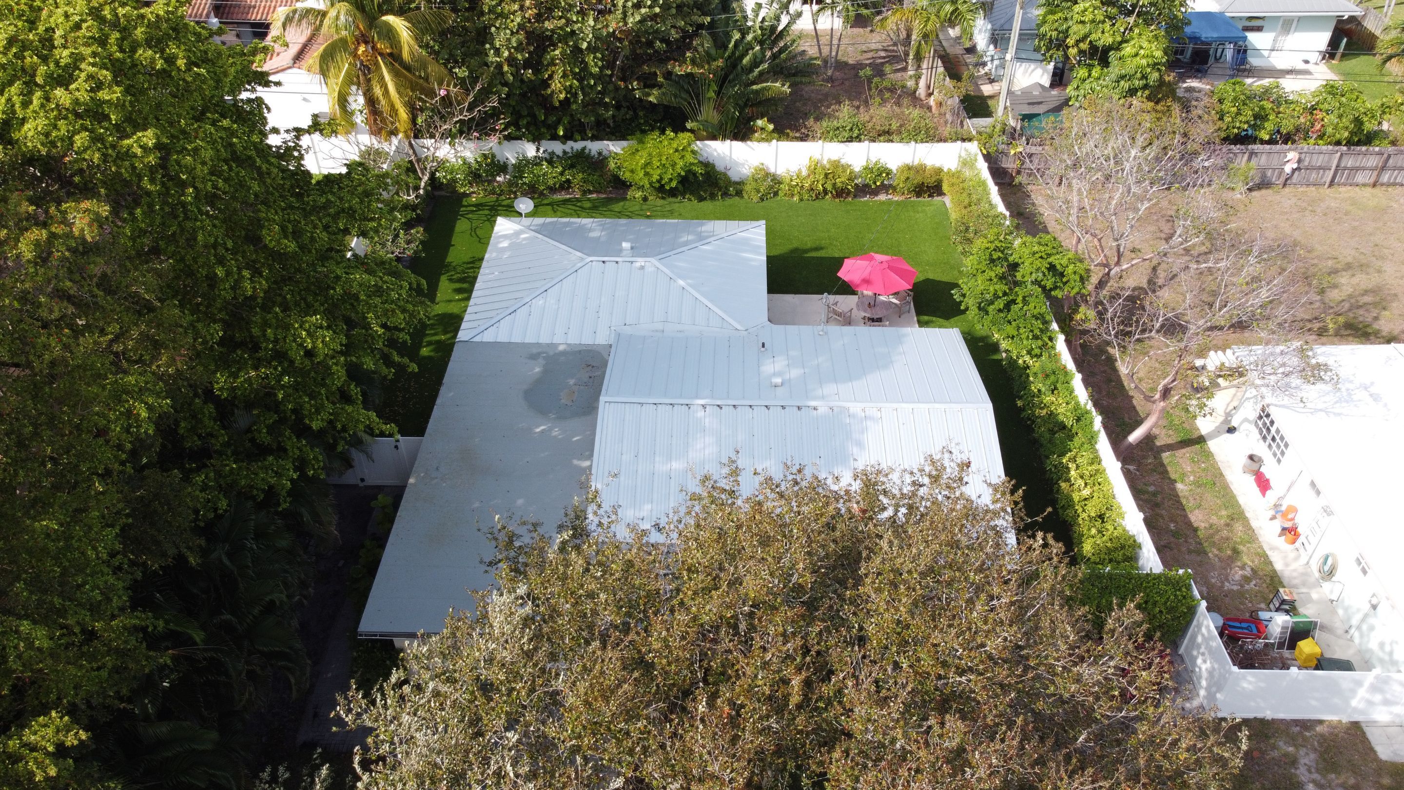 Residential Roofing Installation using 1" Nail strip metal roof by BLUES BROTHERS ROOFING