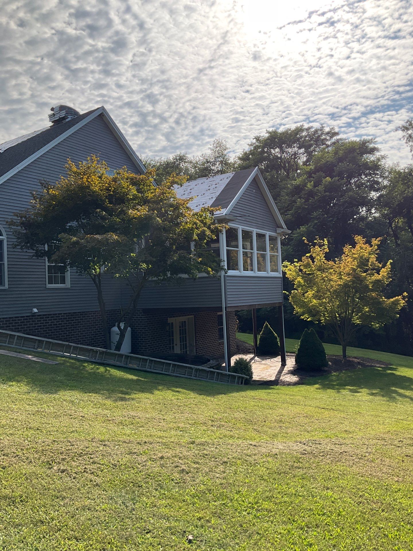 Full Vinyl Siding Replacement and Shingle Roof Install in Millersburg by Esh Builders