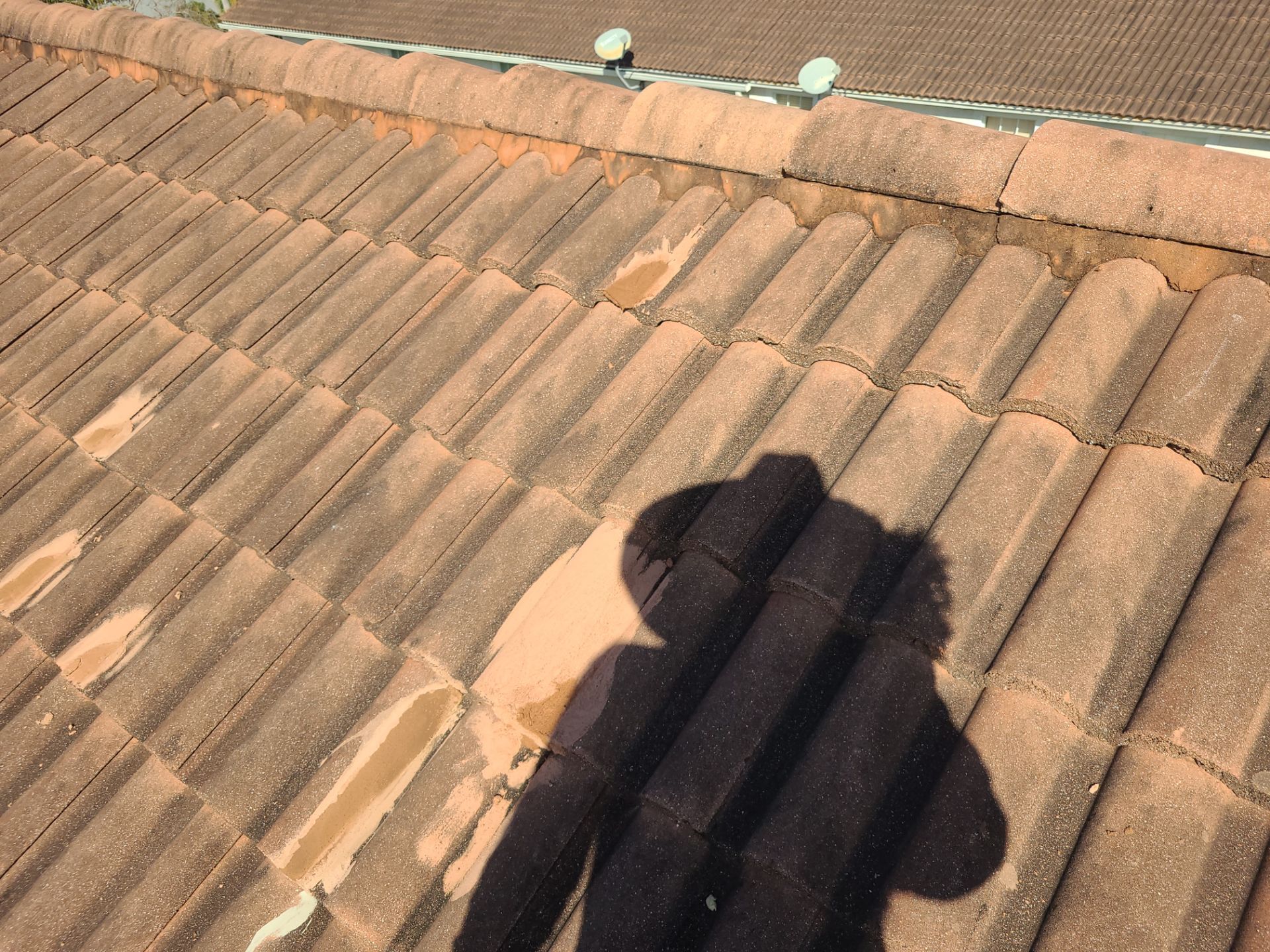 Concrete Tile Roof Repair and Ridge Cap Maintenance in Hypoluxo by Aastro Roofing