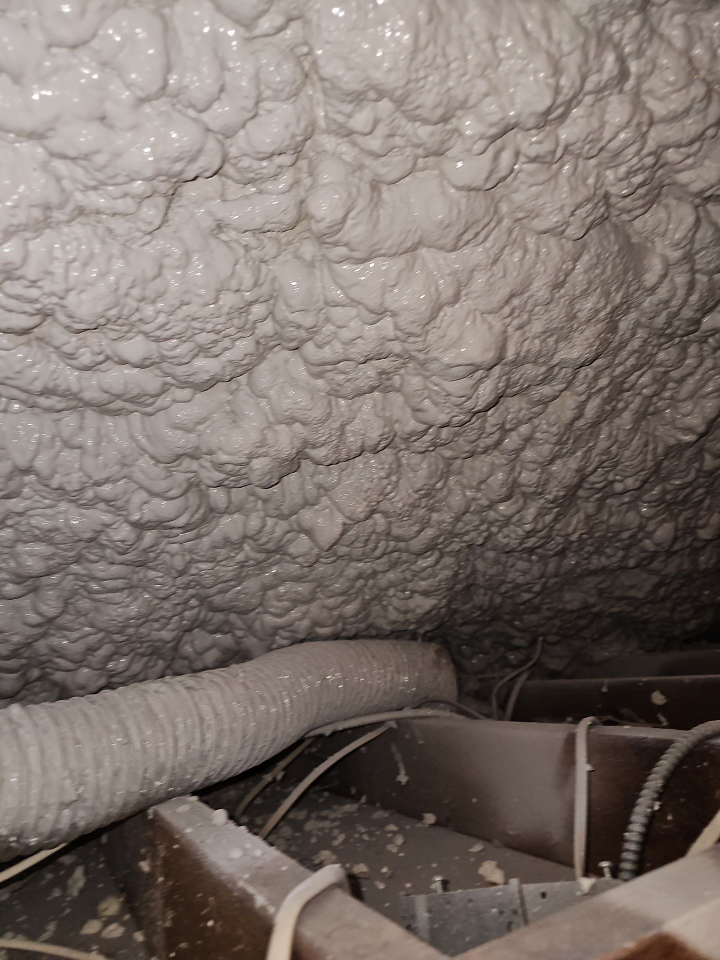 Basement Exterior Walls using Closed Cell Spray Foam by NYS Foam & Energy