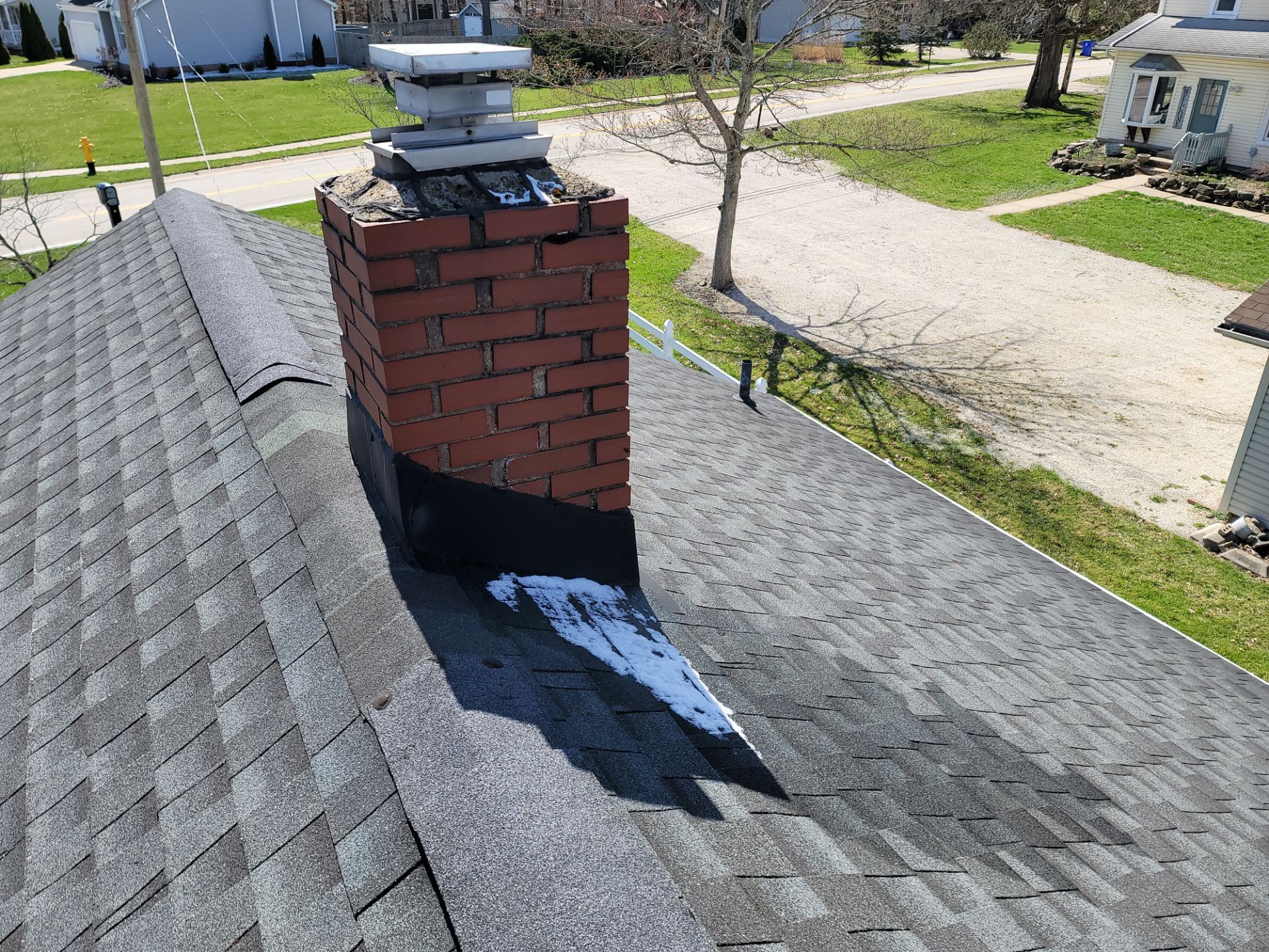 Atlas Pinnacle, Black Shadow, Drip Edge, Color, White by Eagle Eye Roofing