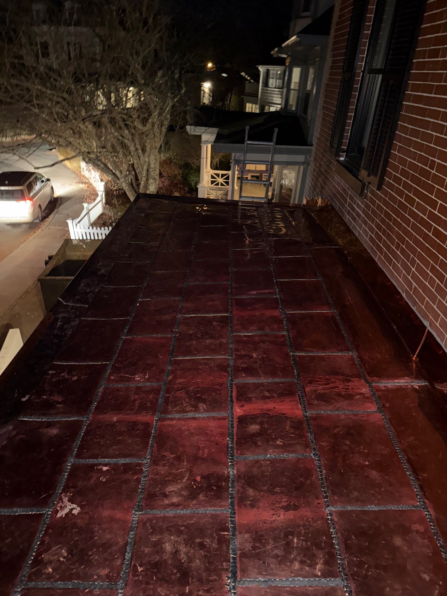Flat Seam Copper Roof - Newport Residence by Rinaldi Brothers