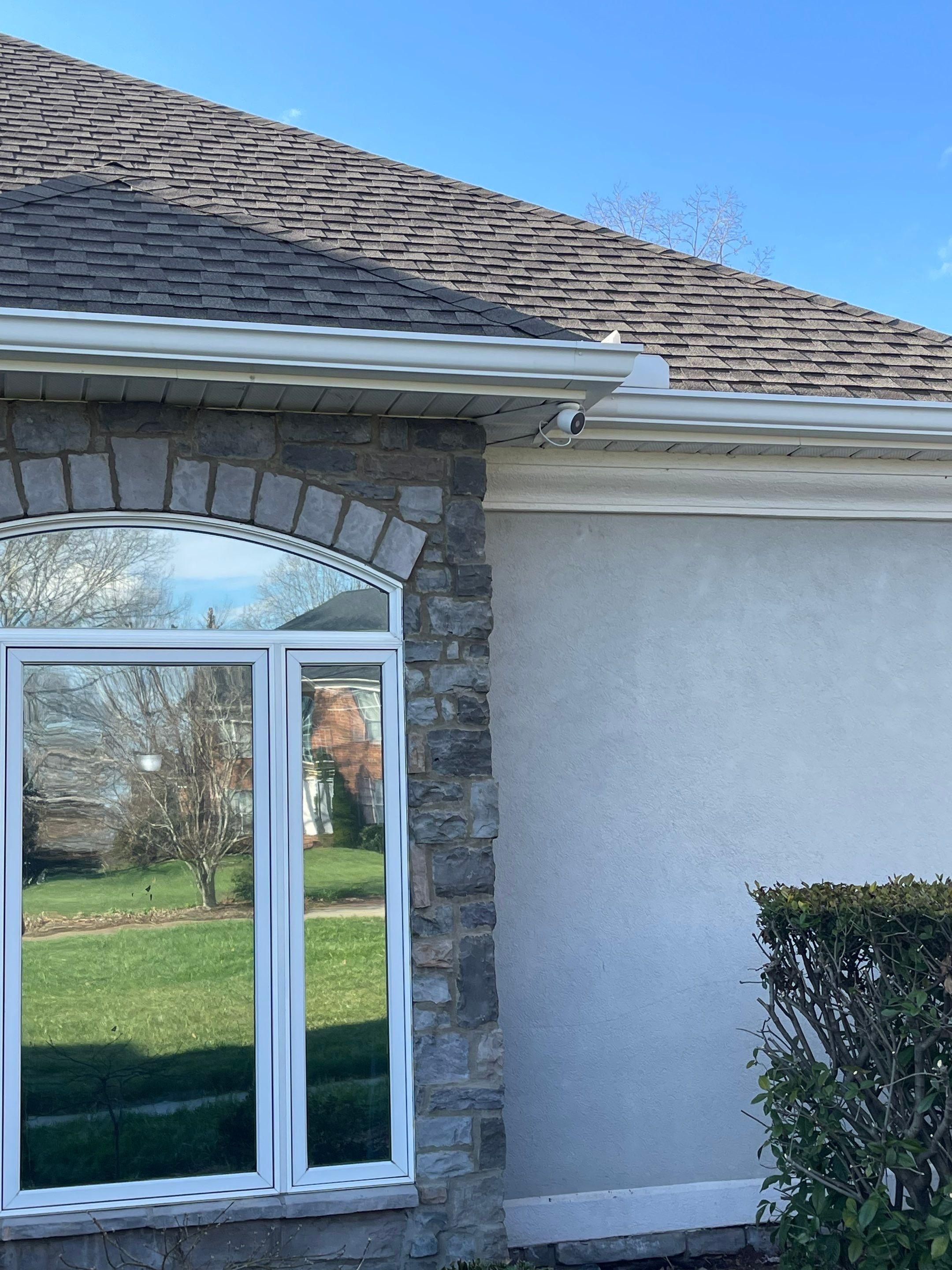 Chimney Trim & New 6" Seamless Gutters by Peak 2 Peak Services LLC