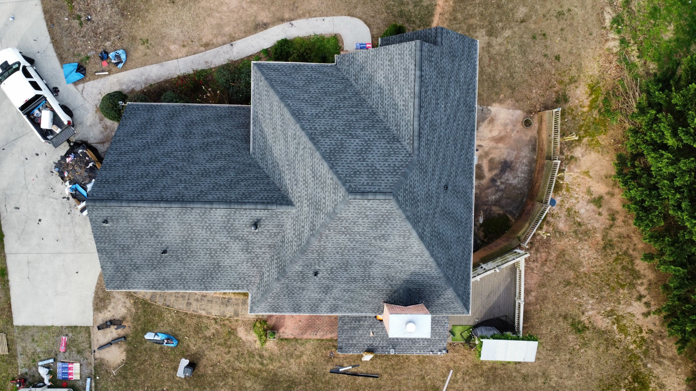 Cumming, GA Roof Replacement, GAF Timberline HDZ Charcoal by Reset Roofing