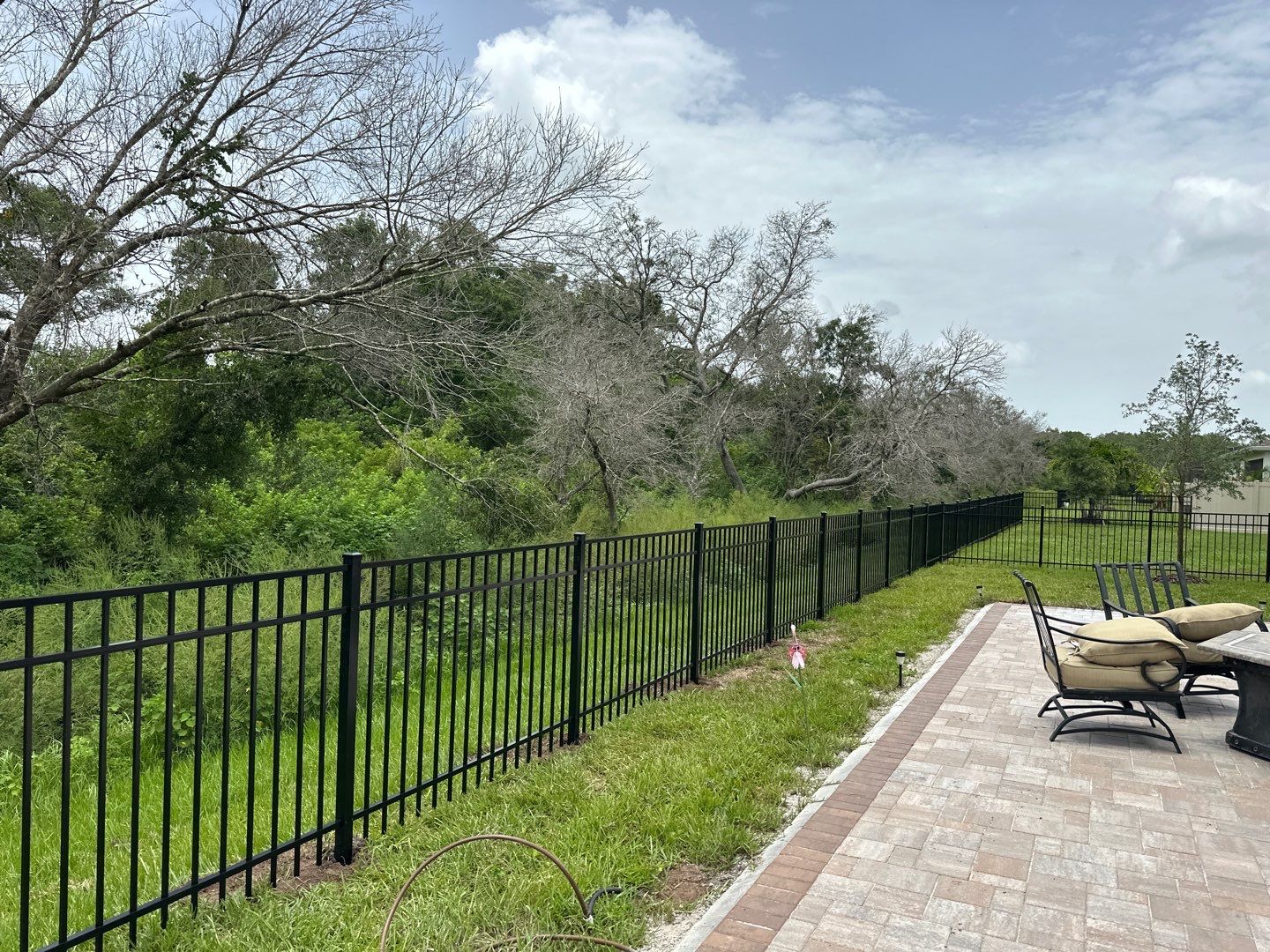 Aluminum Fence Installation using Aluminum Fence and Vinyl Privacy Fence by Asap fence and gates, LLC