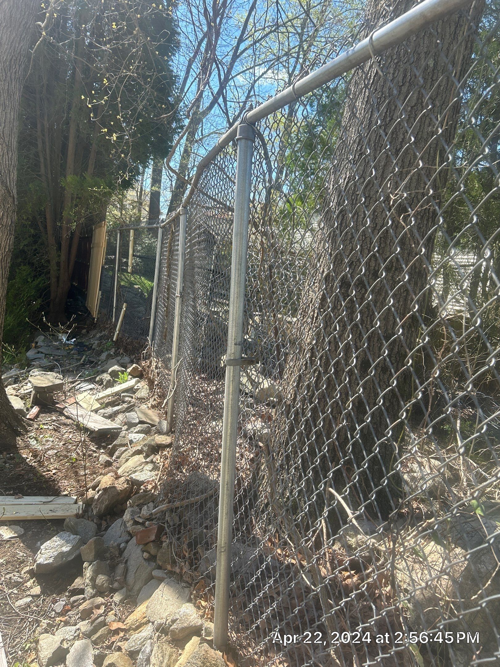 Fence Installation using Privacy Vinyl Fence by A Plus Exterior