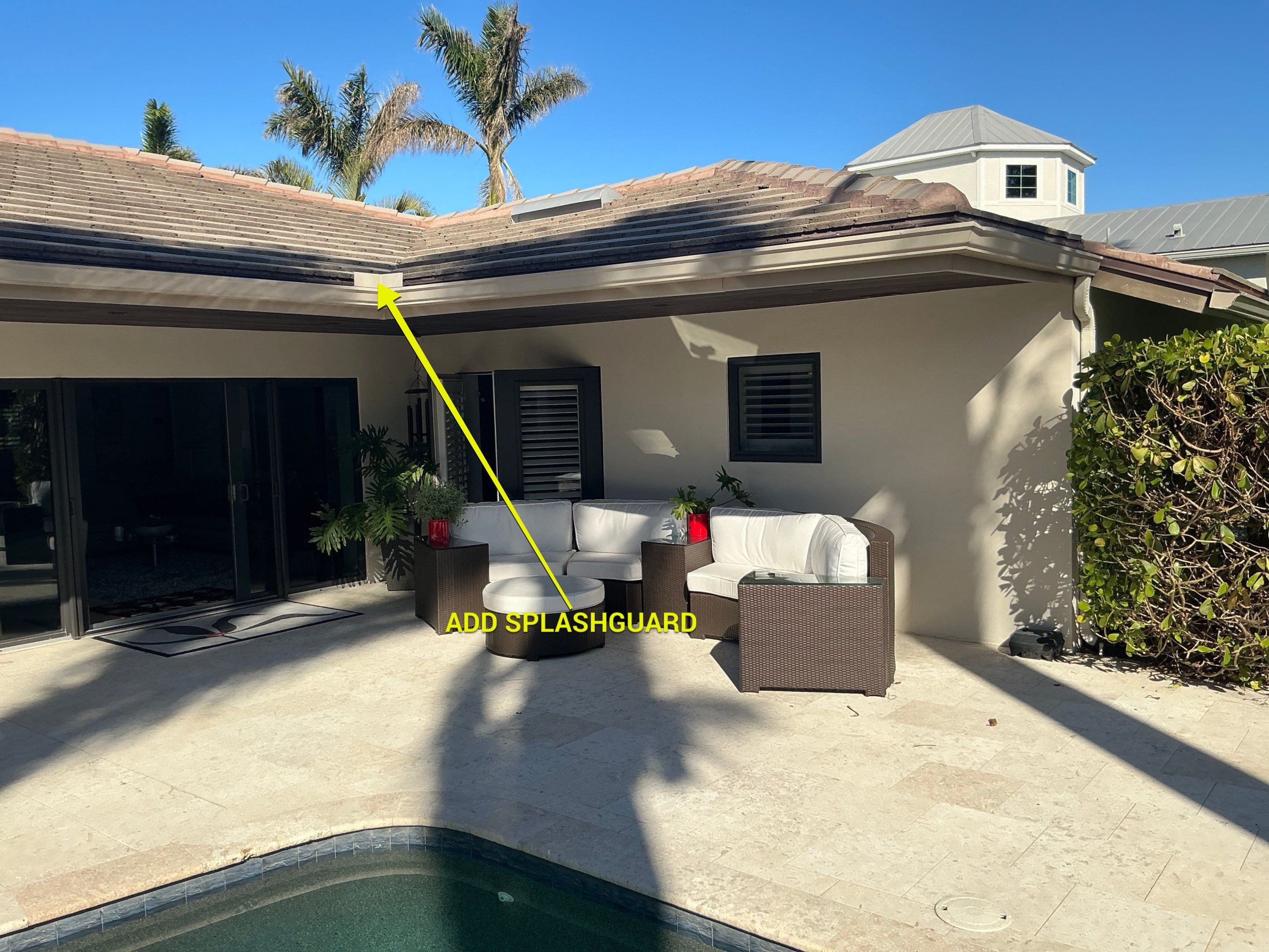 6-Inch White Seamless Gutters in Sarasota FL by Gutter Professors