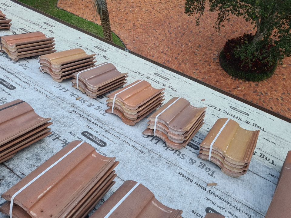 Residential Roofing Installation using Eagle Roofing Tile by BLUES BROTHERS ROOFING