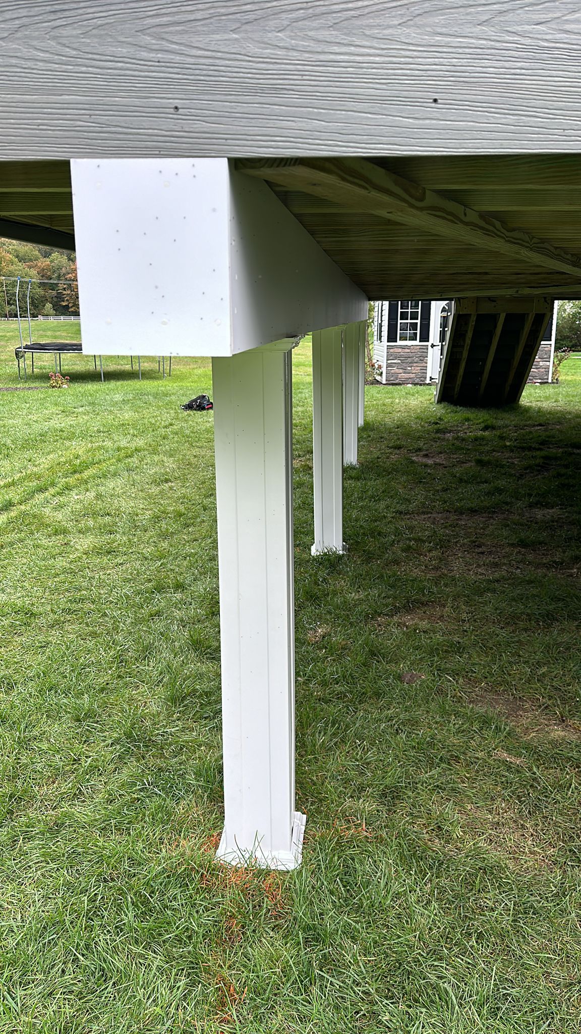 New Deck using Deckorators Venture - Color Saltwater by deck guardian