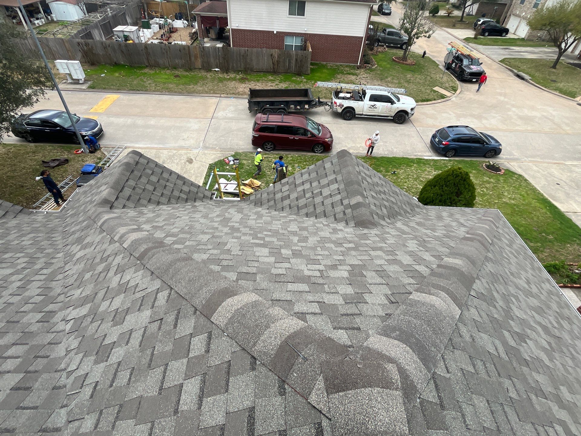 Residential Roofing Installation using Owen's Corning Duration (Lifetime) Shingles by Roof Repair Company