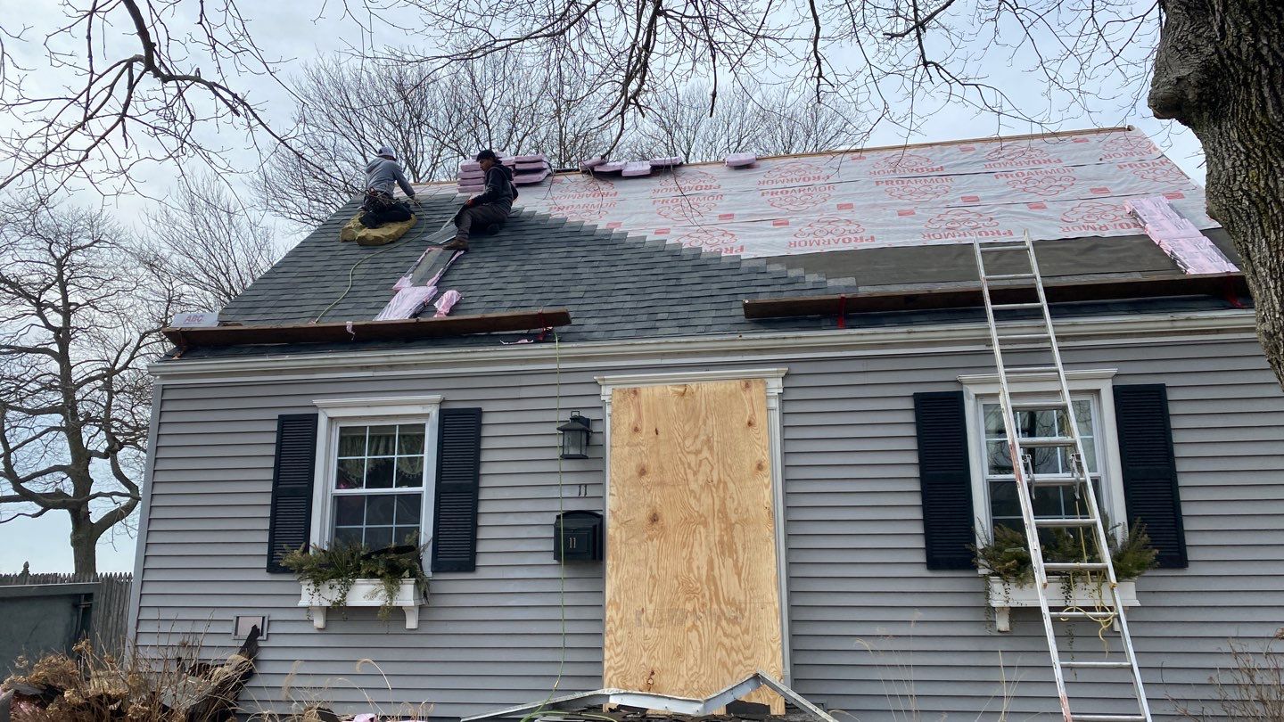 Residential Roofing Installation using Owens Corning TruDefinition Duration - Estate Gray by A Plus Exterior