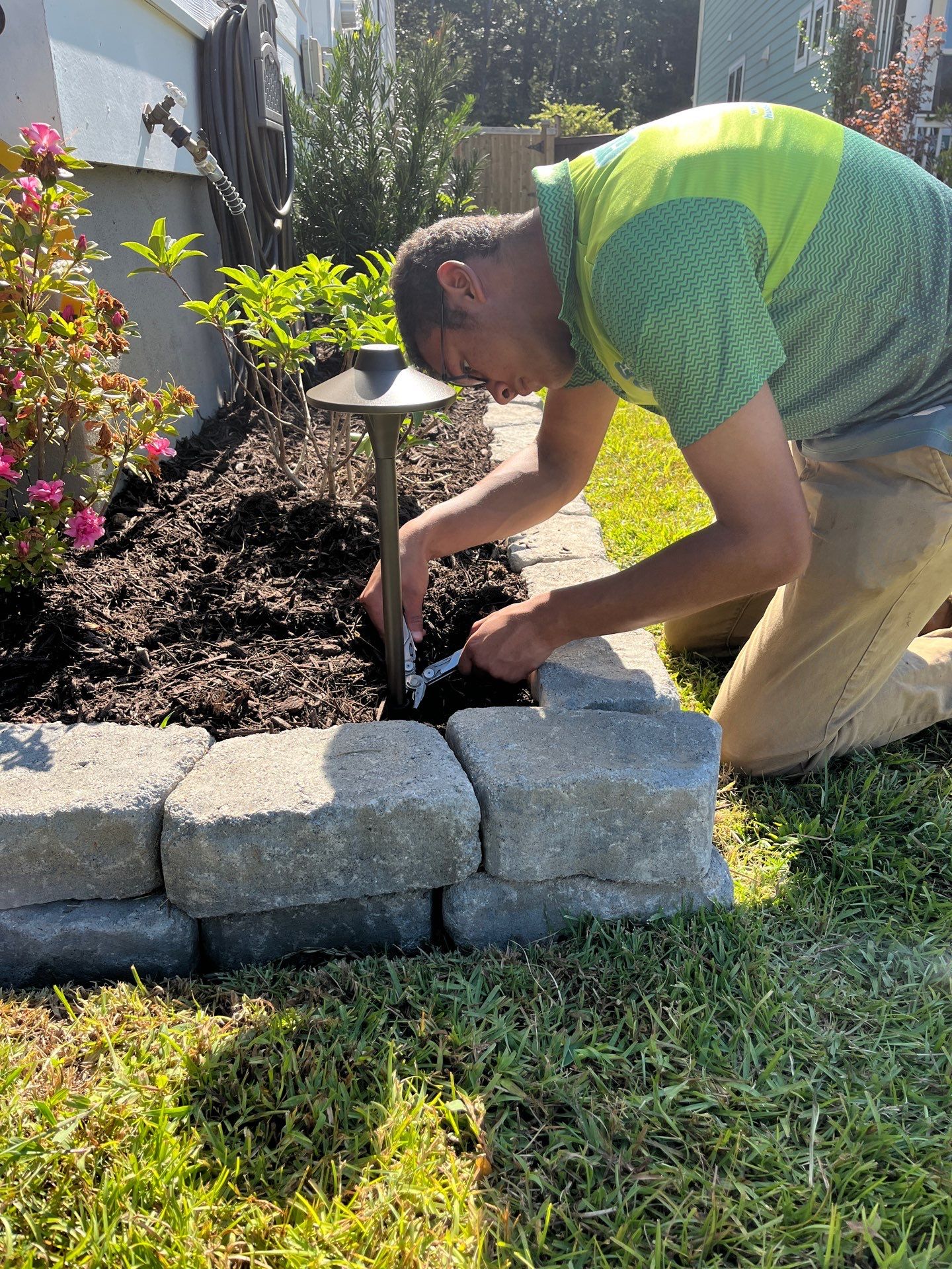 Landscape Lighting Project in Summerville by Hudson Bros Lawn Care LLC