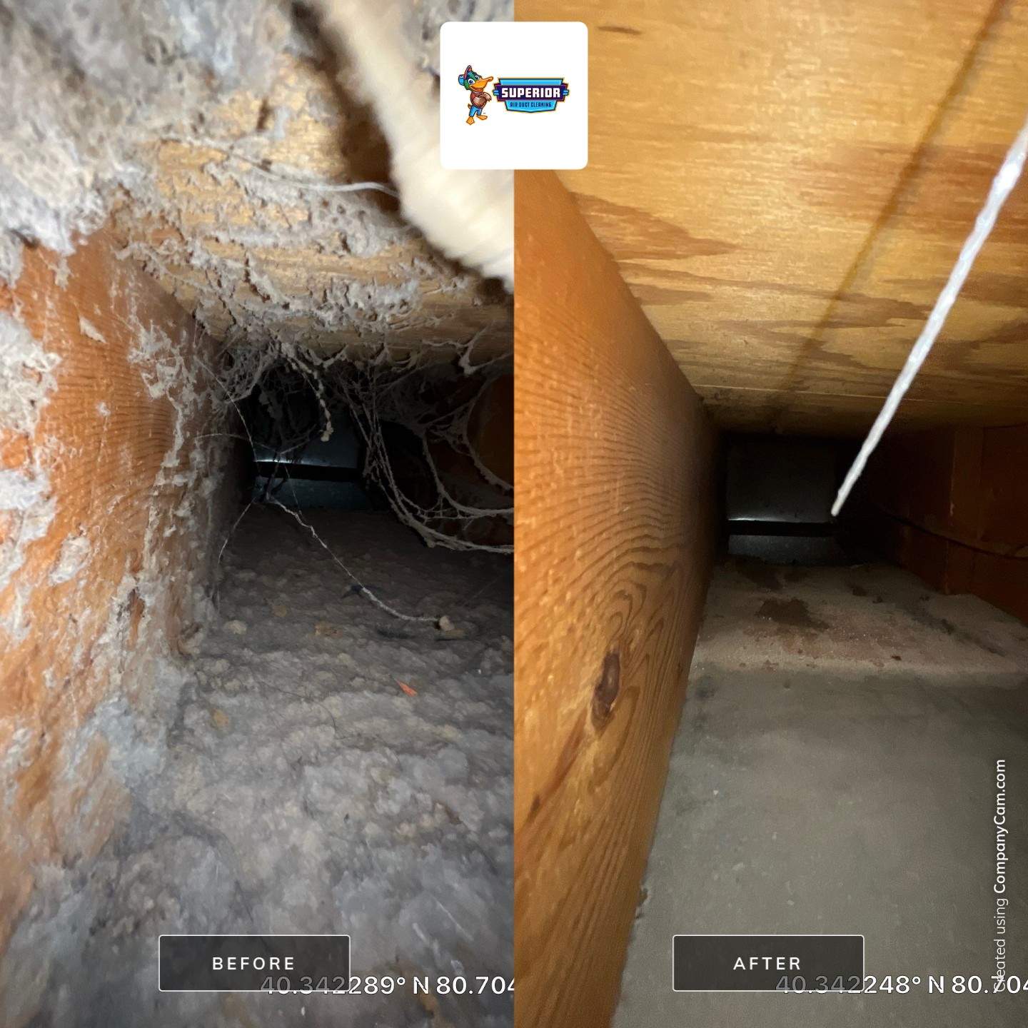 Air Duct Cleaning With a Vacuum Truck in Wintersville, OH by Superior Air Duct Cleaning