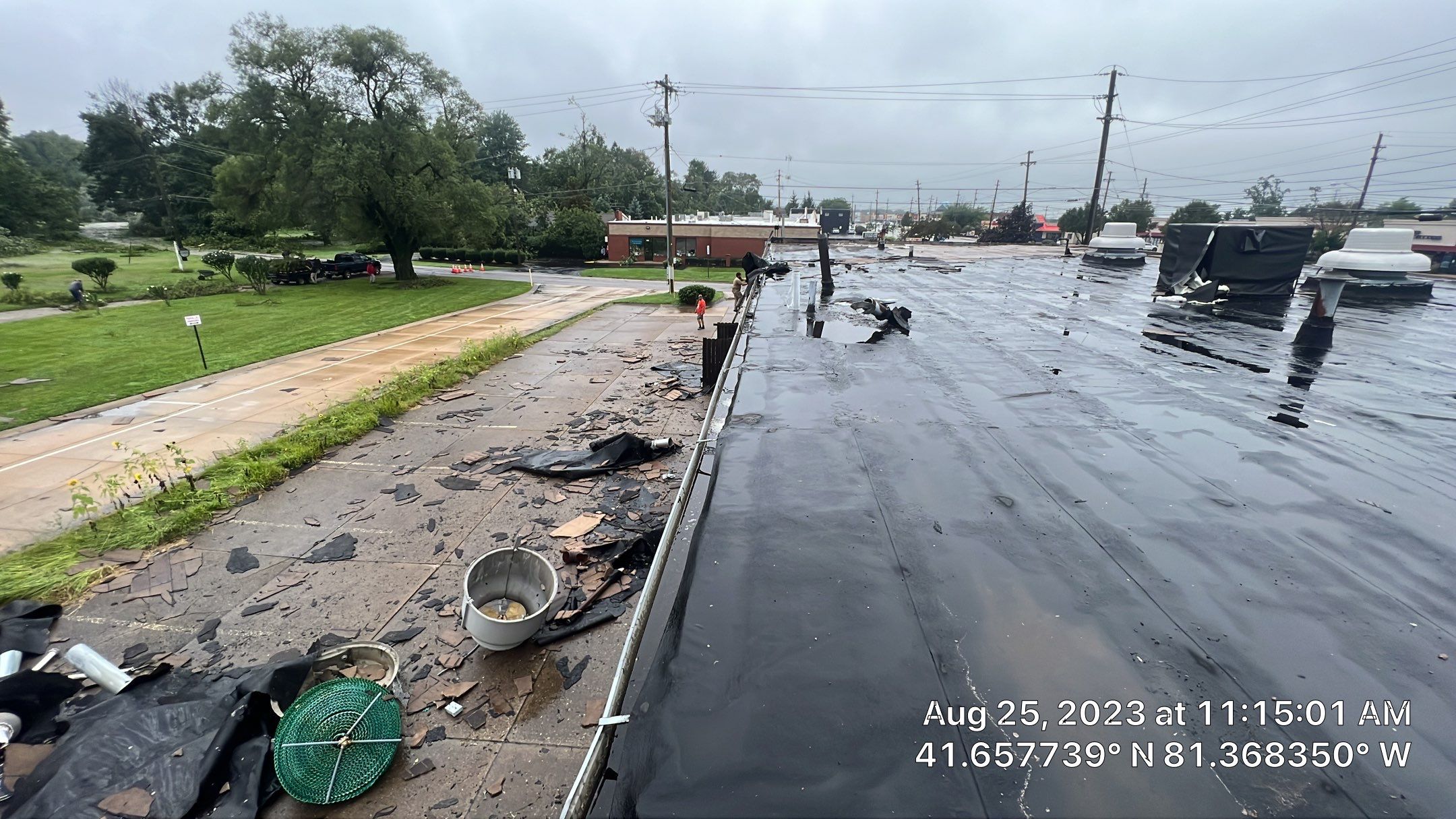 Flat Roof Install Mentor Ohio by Gold Star Roofing LLC 