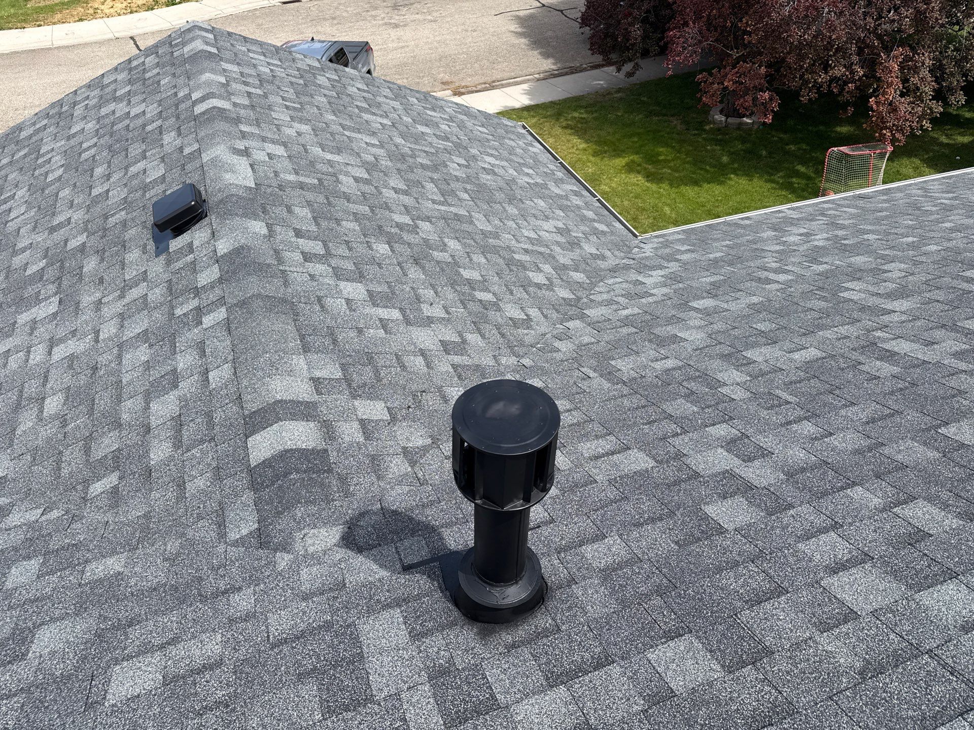 Kuna Residential Roof Replacement Featuring Gray Architectural Shingles by Olive Roofing