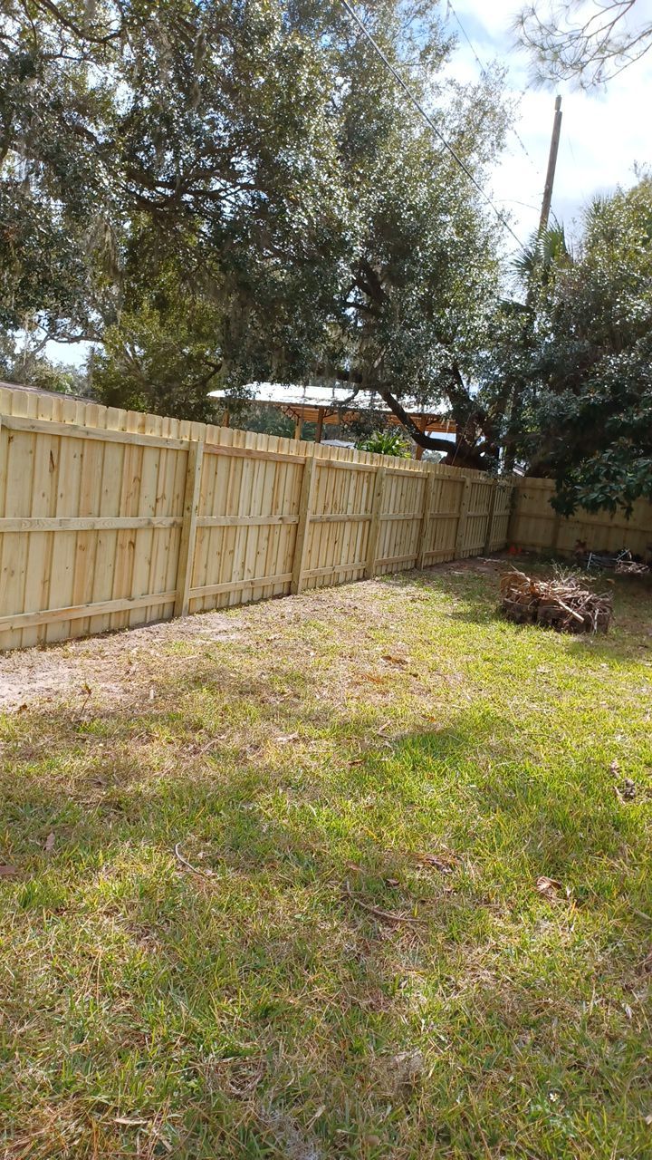 North Port, FL 6ft. Tall Treated Board on Board Privacy Fence by Asap fence and gates, LLC