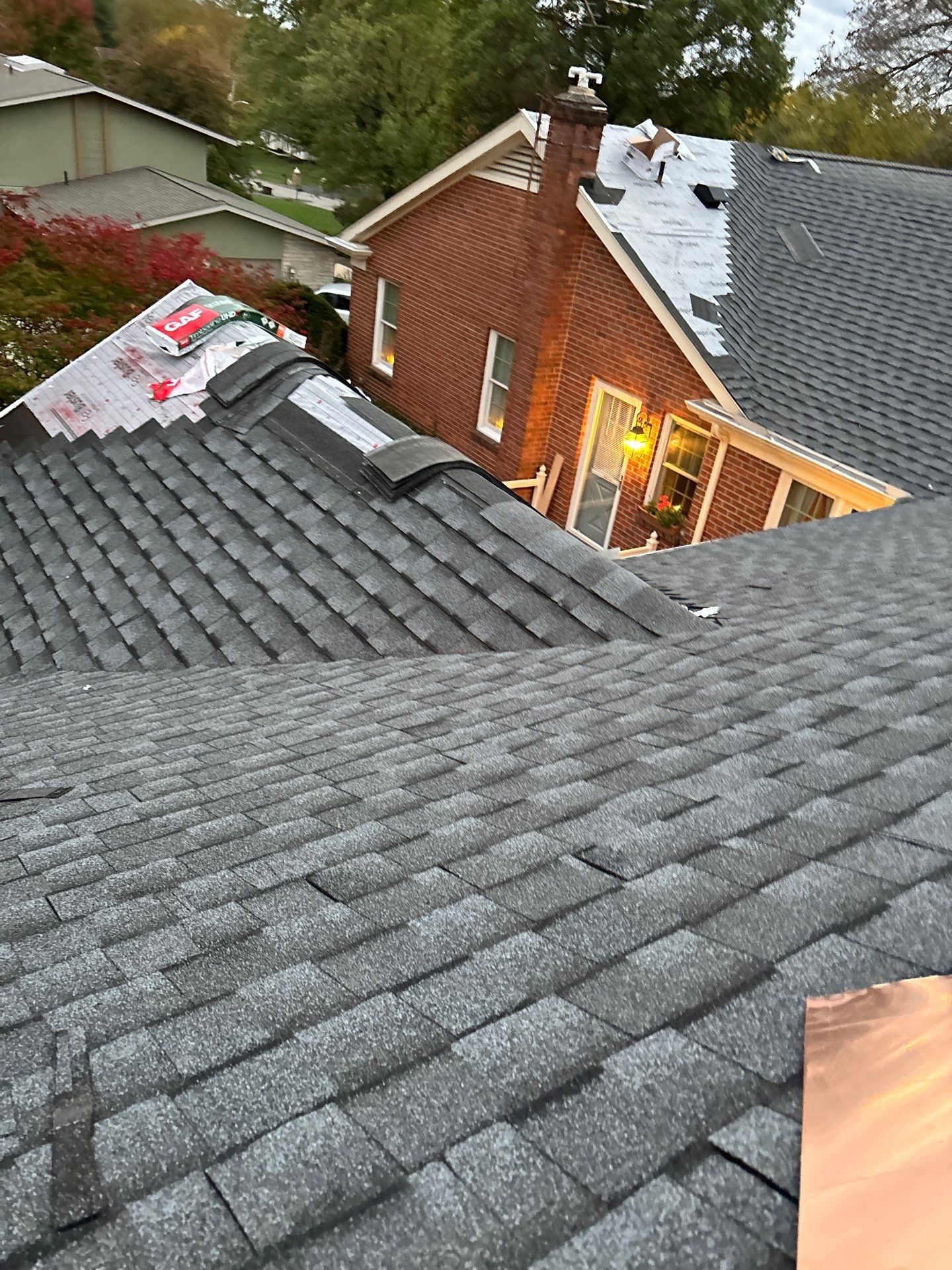 Residential Roofing Installation using Timberline UHDZ Shingles - Pewter Gray by RoofX 