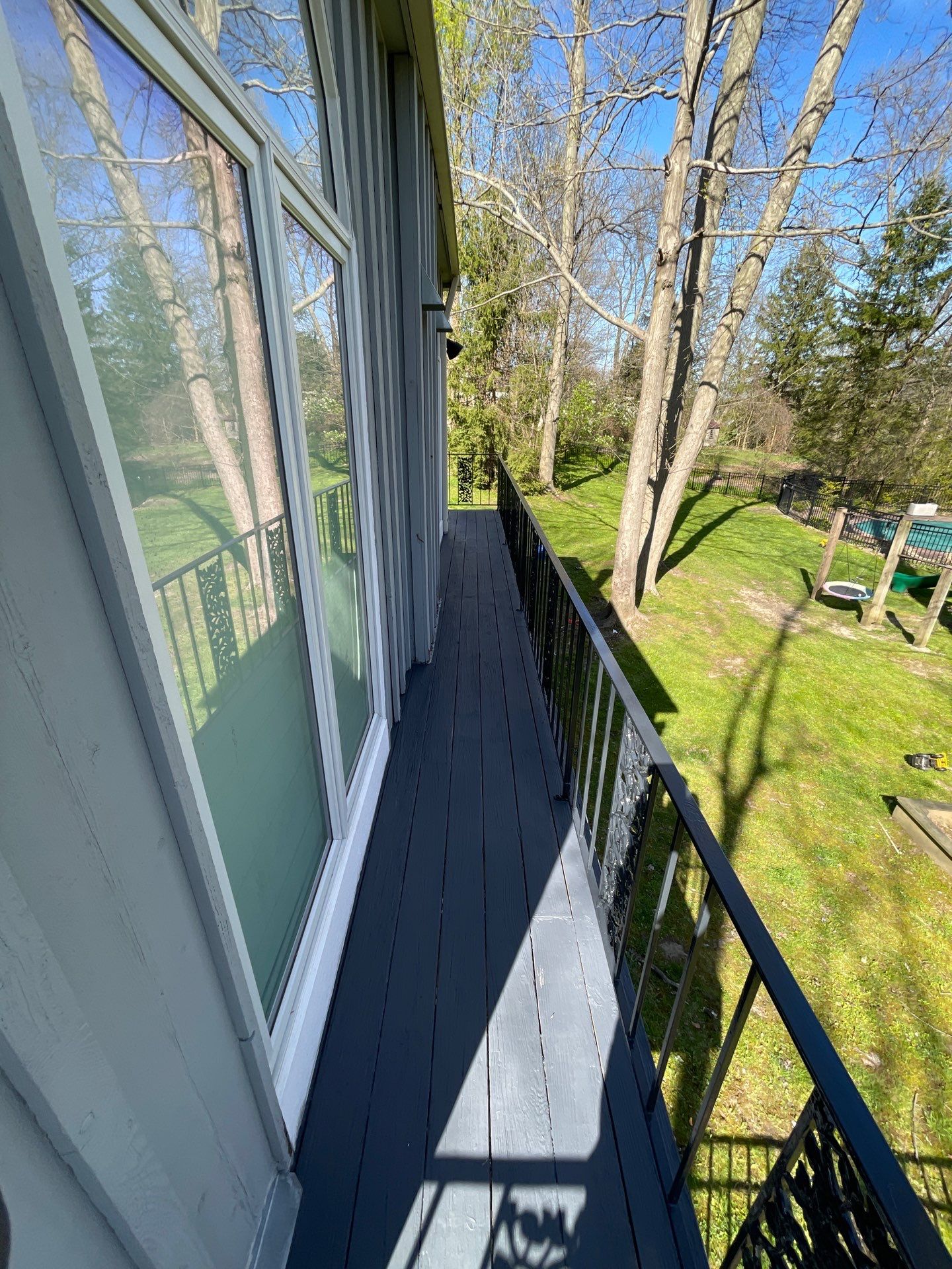 Deck Staining using Arborcoat Solid Stain by Callaway Contracting LLC