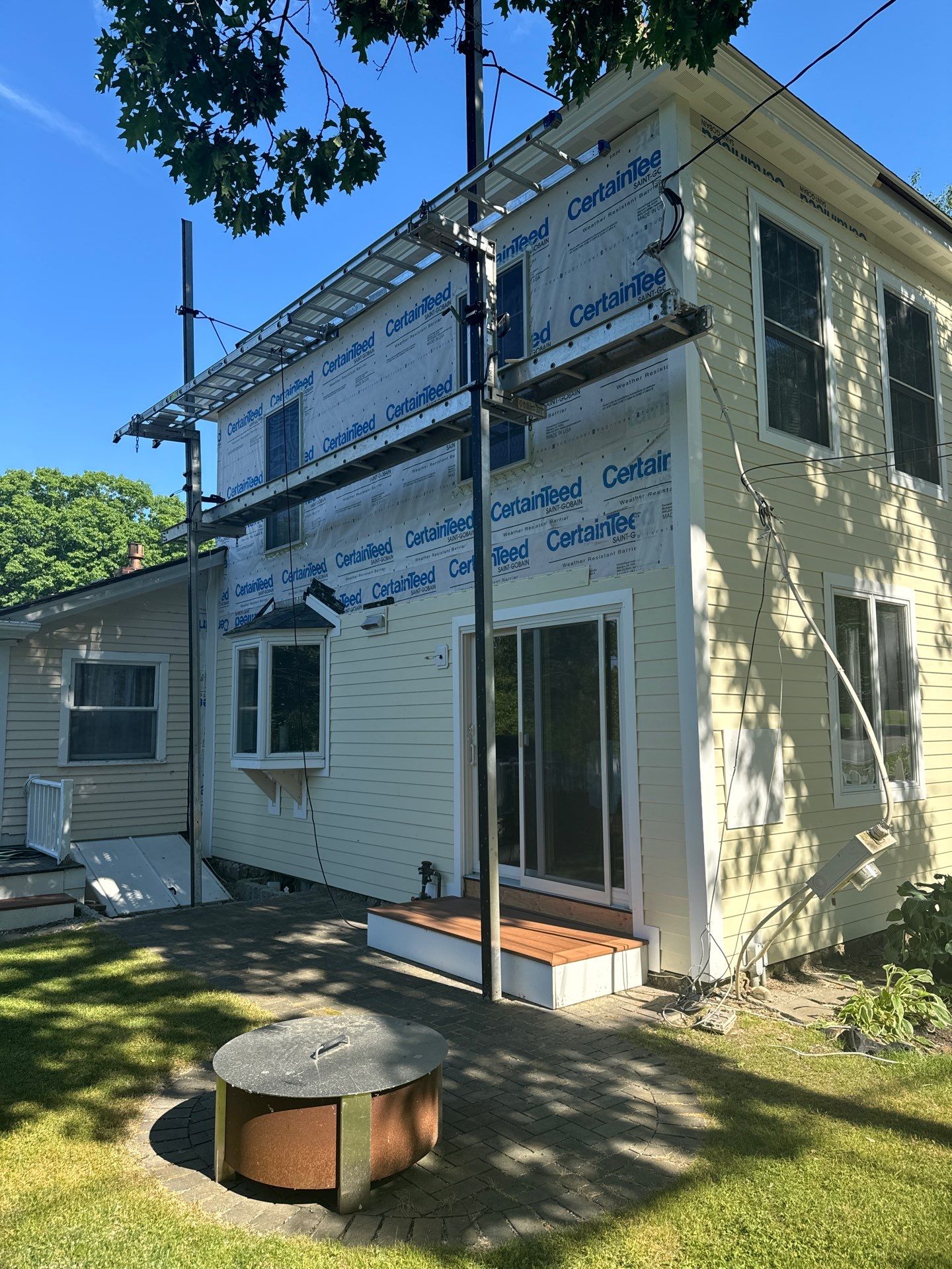 Everlast Siding, and New Asphalt Roofing in New Castle, NH by Tall pine roofing