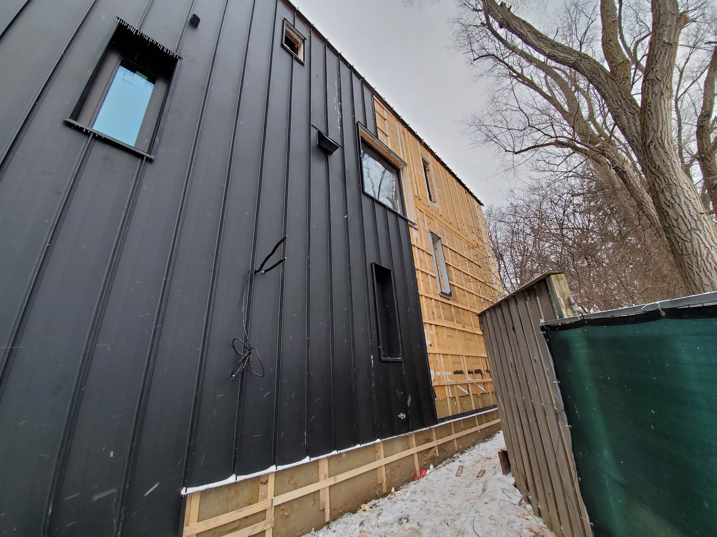 New Home Construction using 16" Standing Seam Panels by Jay Carter Roofing & Sheet Metal