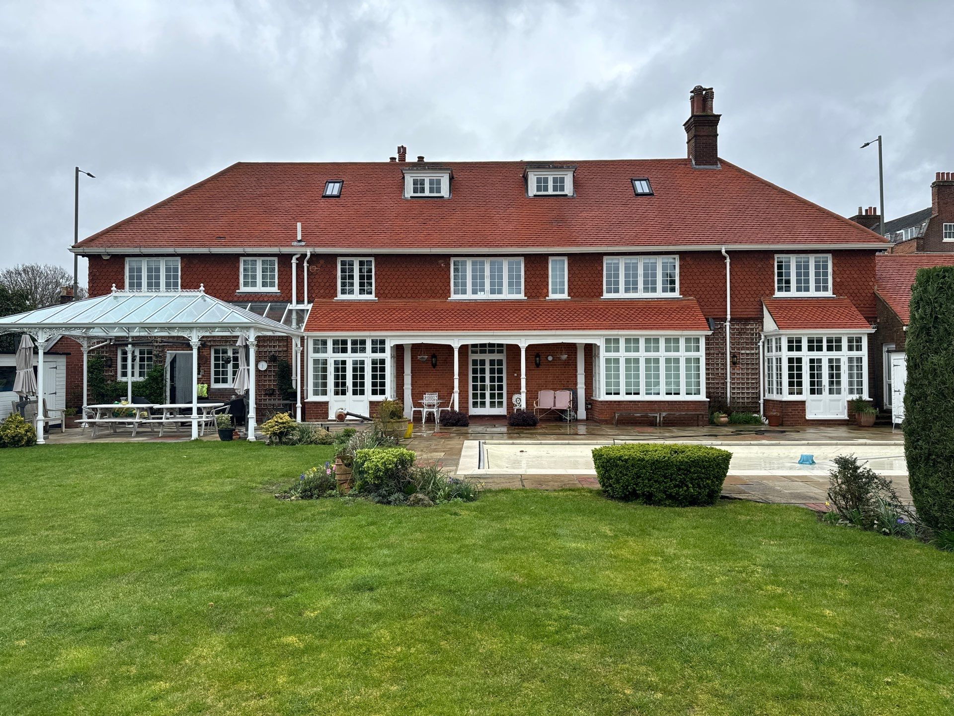 Roof Clean  - Moss Removal - Gutter Clean using Honda 15lpm Low Pressure Washing Machine by Ges Exterior Cleaning ltd