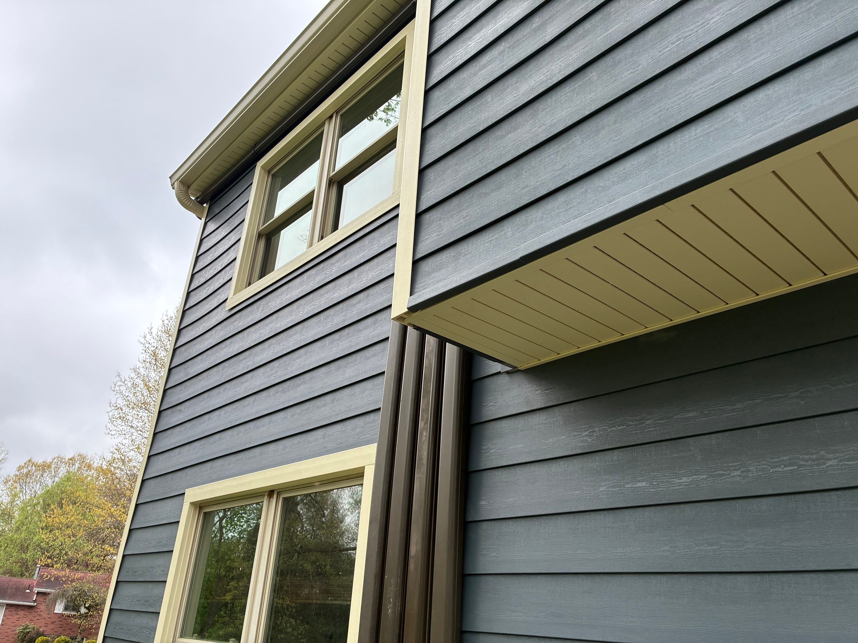 Wood Log Cabin to Everlast by Ideal Siding Pittsburgh