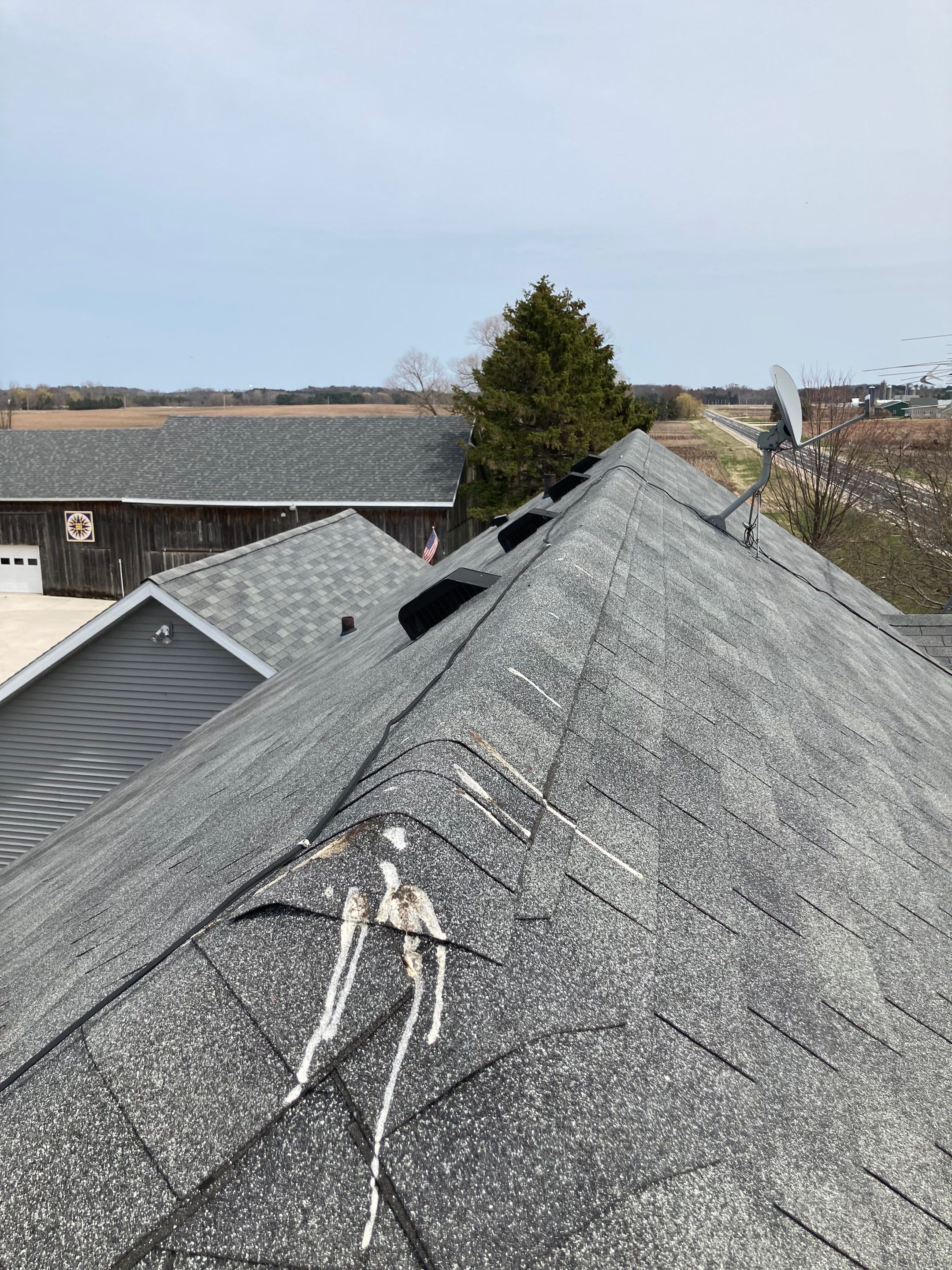 New Roof Installation and Skylight Replacement in Sheboygan, WI by Gellings Roofing and Siding LLC