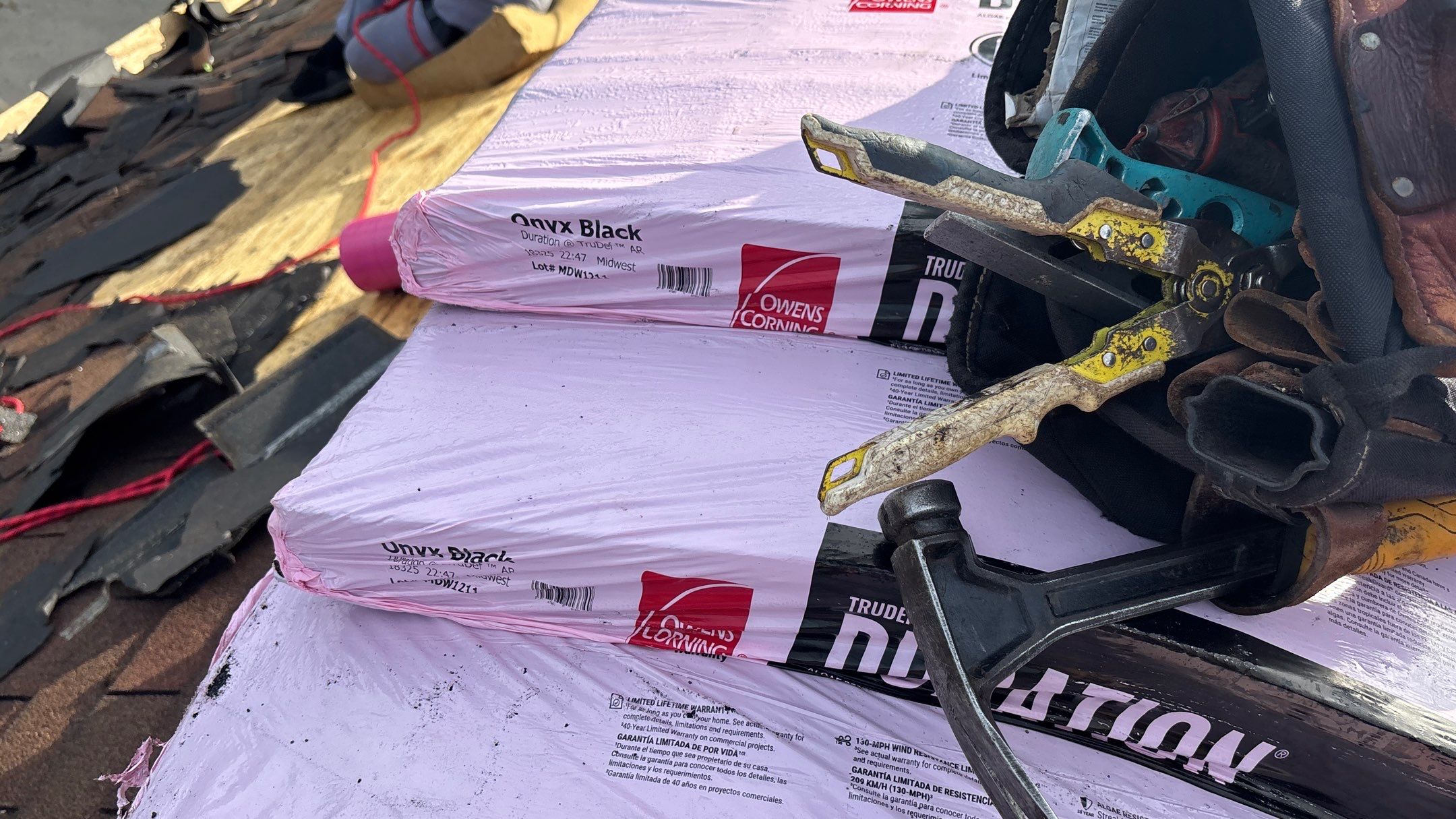 Roof Replacement using Owens Corning Onyx Black by 180 Contractors