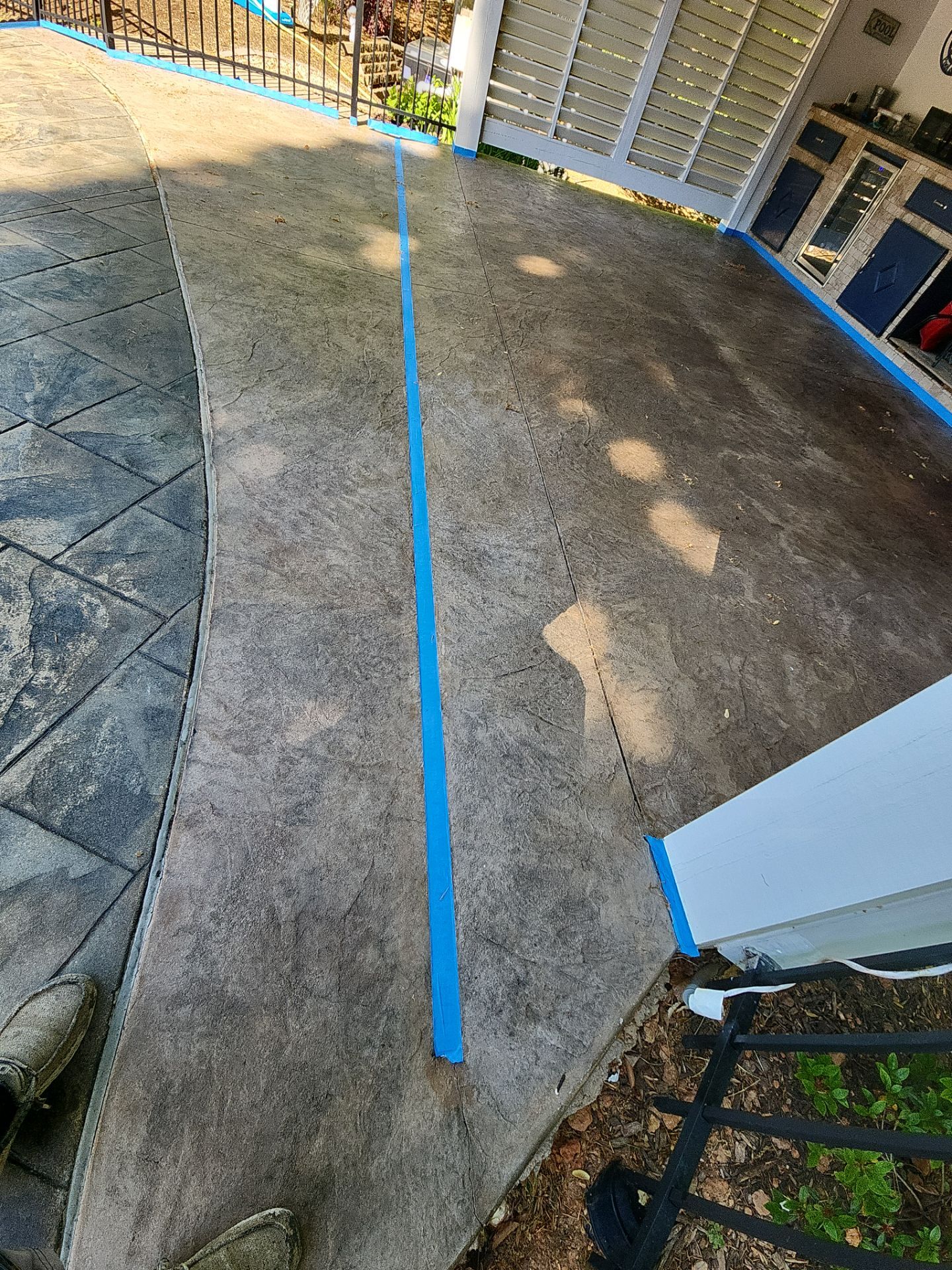 Pool Deck using AcryFin by DuraSeal
