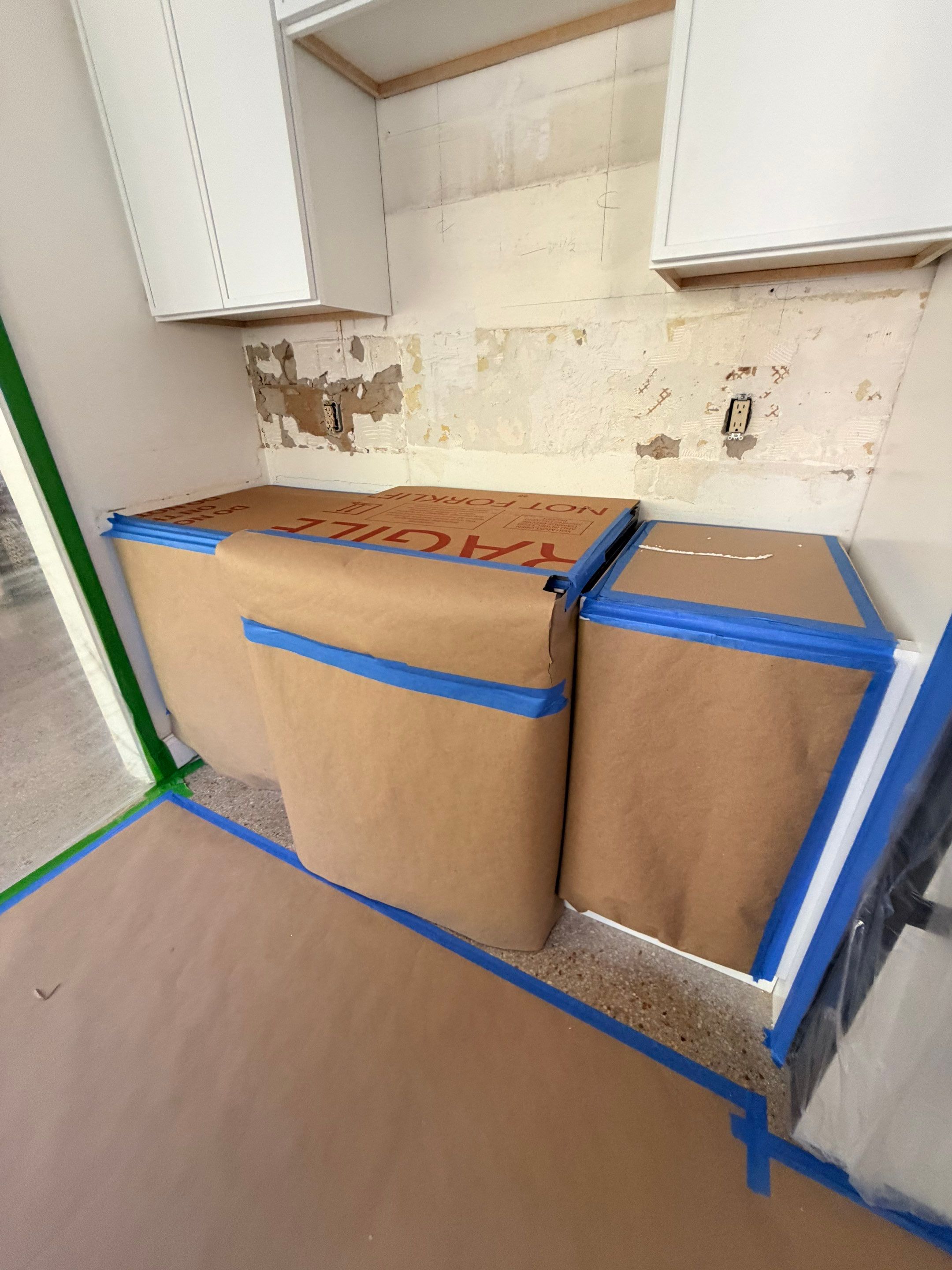 Blue Backsplash - Delray Beach by Hevi Tile