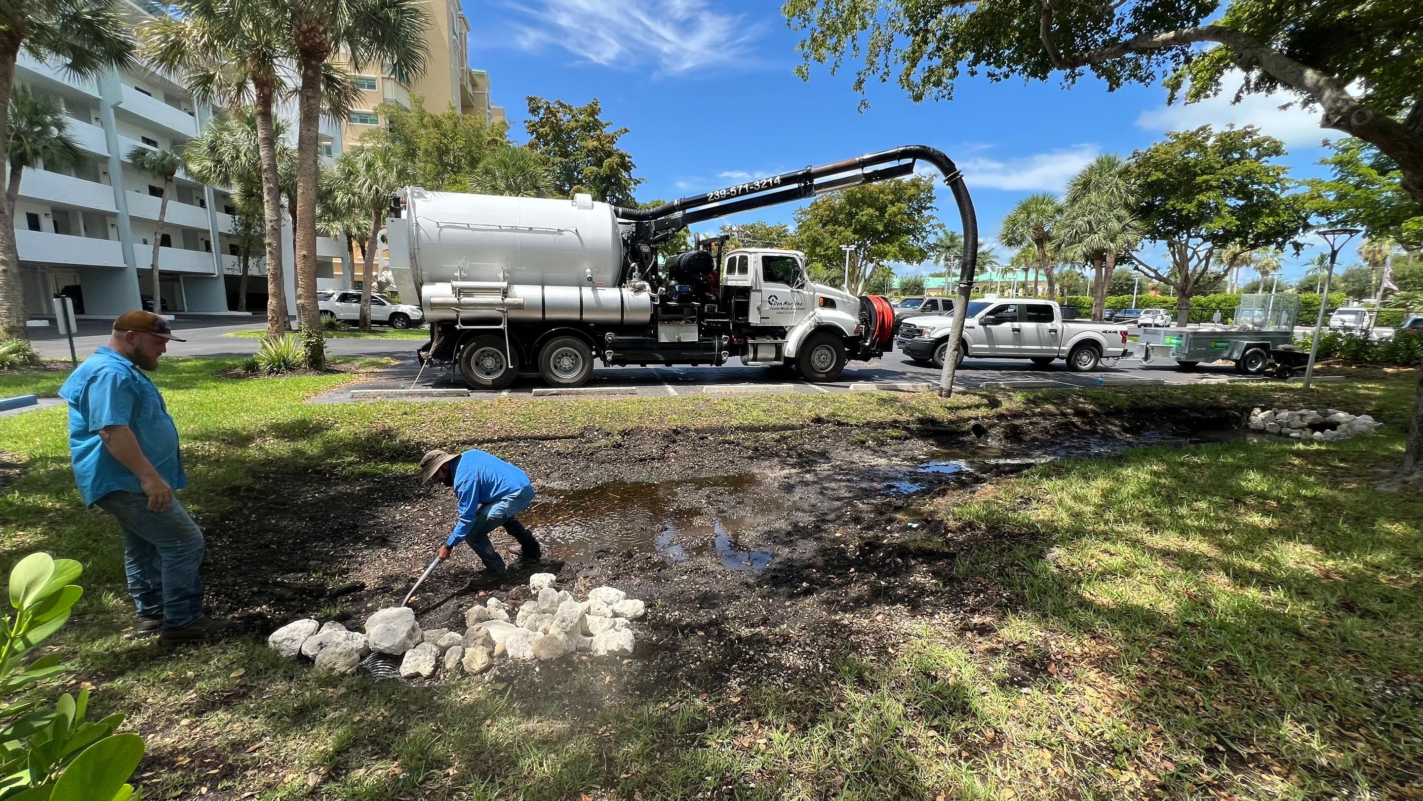 Marco Island Condo Stormwater System Maintenance by Don Mar, Inc. Storm Water Solutions