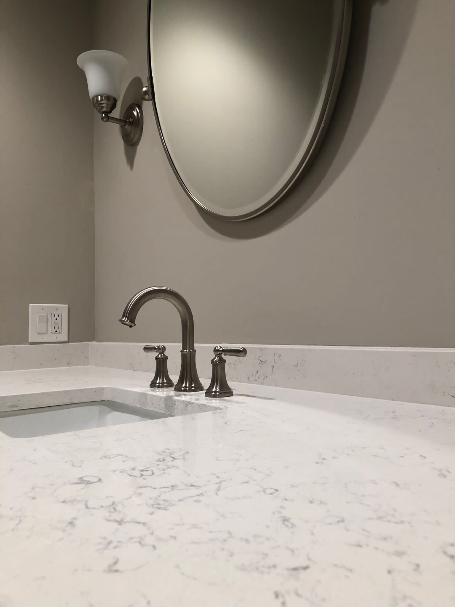 Bathroom Remodel using Tile by Home Concepts Construction