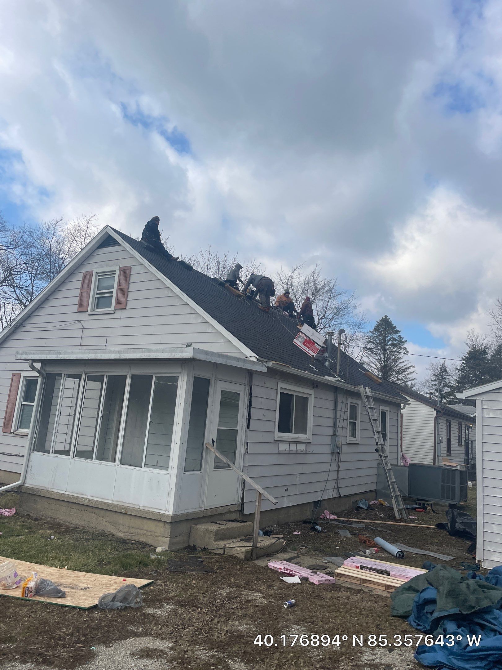 Project in Muncie, IN by Rodeffer Roofing INC