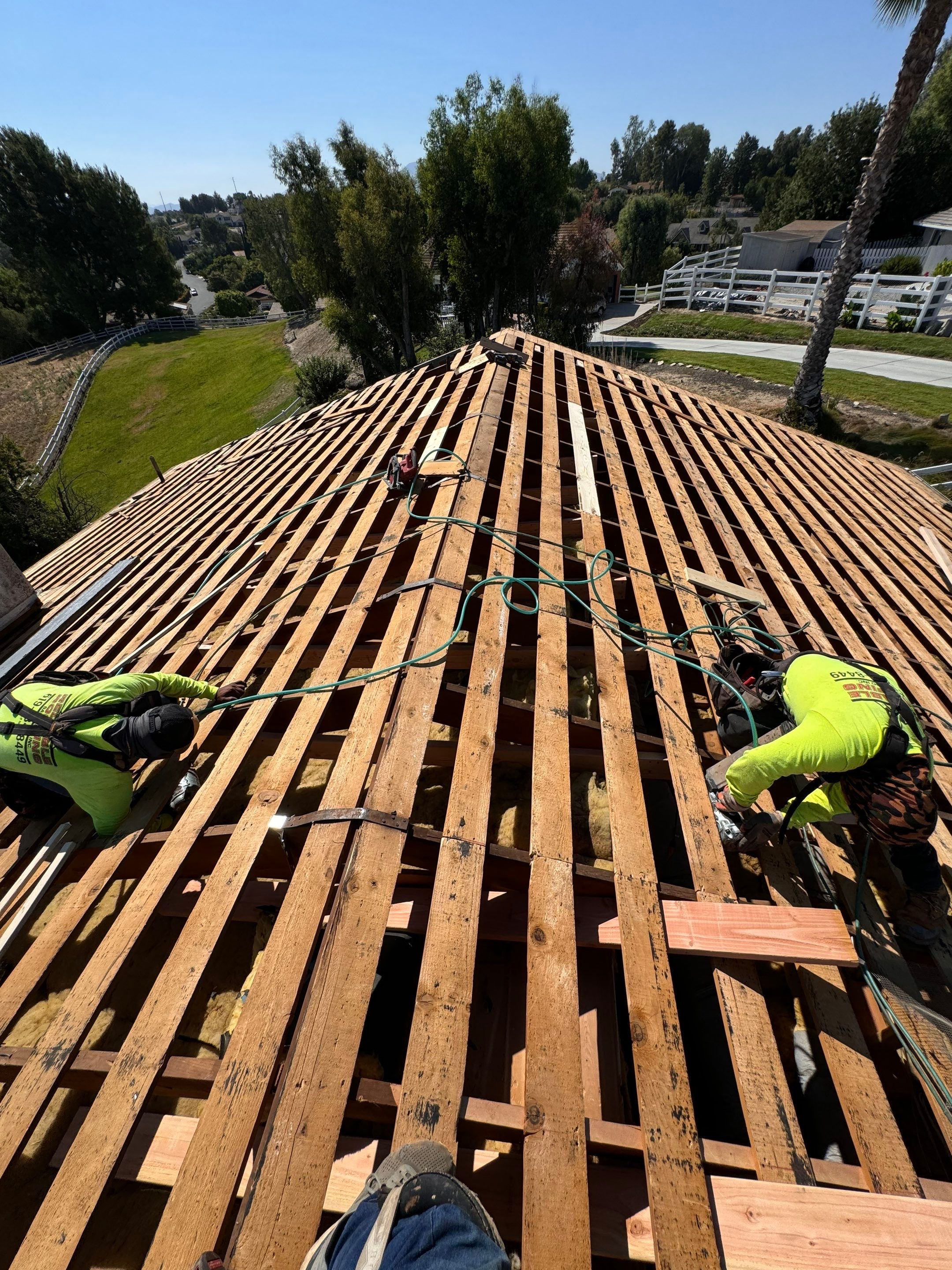 Complete Concrete Tile Roof Replacement and Decking Upgrade by Reliable Roofing San Diego Inc.