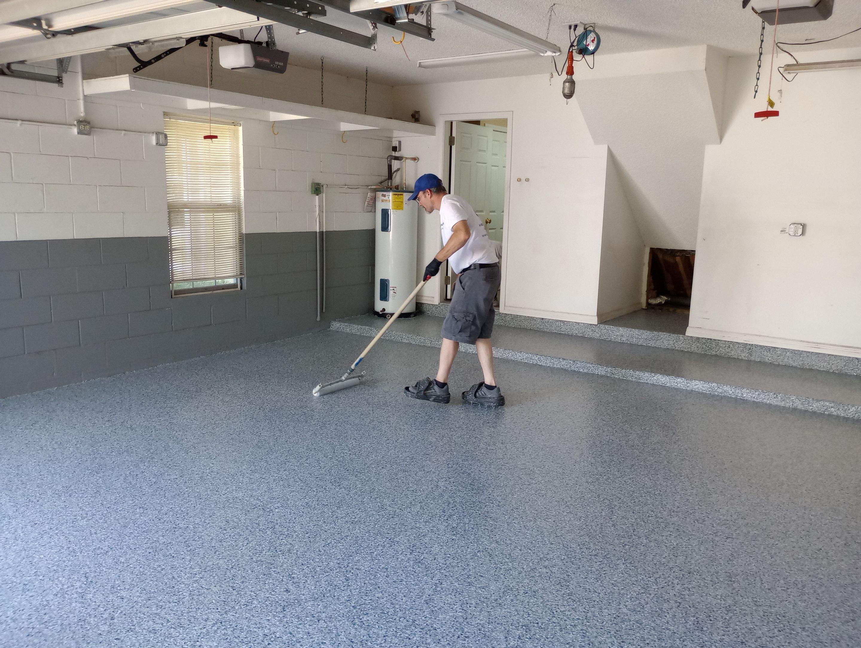 Mandarin Jacksonville FL 32258 - Polyurea Polyaspartic Garage Floor Coating Project by A New Leaf Painting, LLC